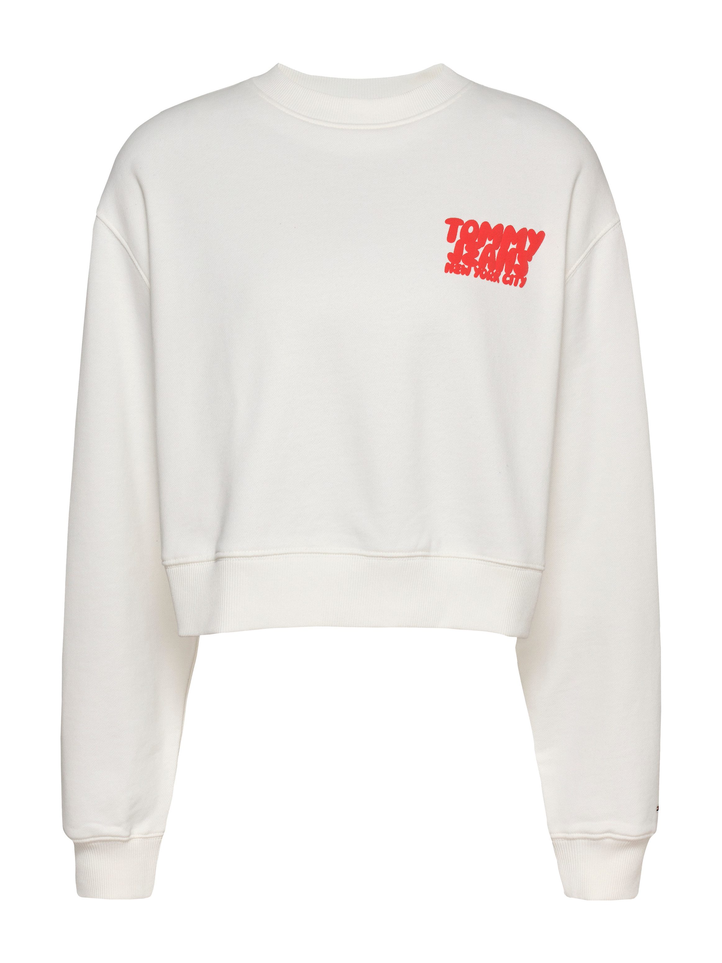 Tommy Jeans Sweatshirt TJW RLX CRP TJ BUBBLE CREW mit großem Logodruck auf dem Rücken – Bild 4 von 5