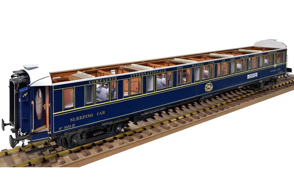 Krick Modellbausatz Amati Eisenbahnwagen Orient Express Schlafwagen 1929 LX 1:32 Bausatz