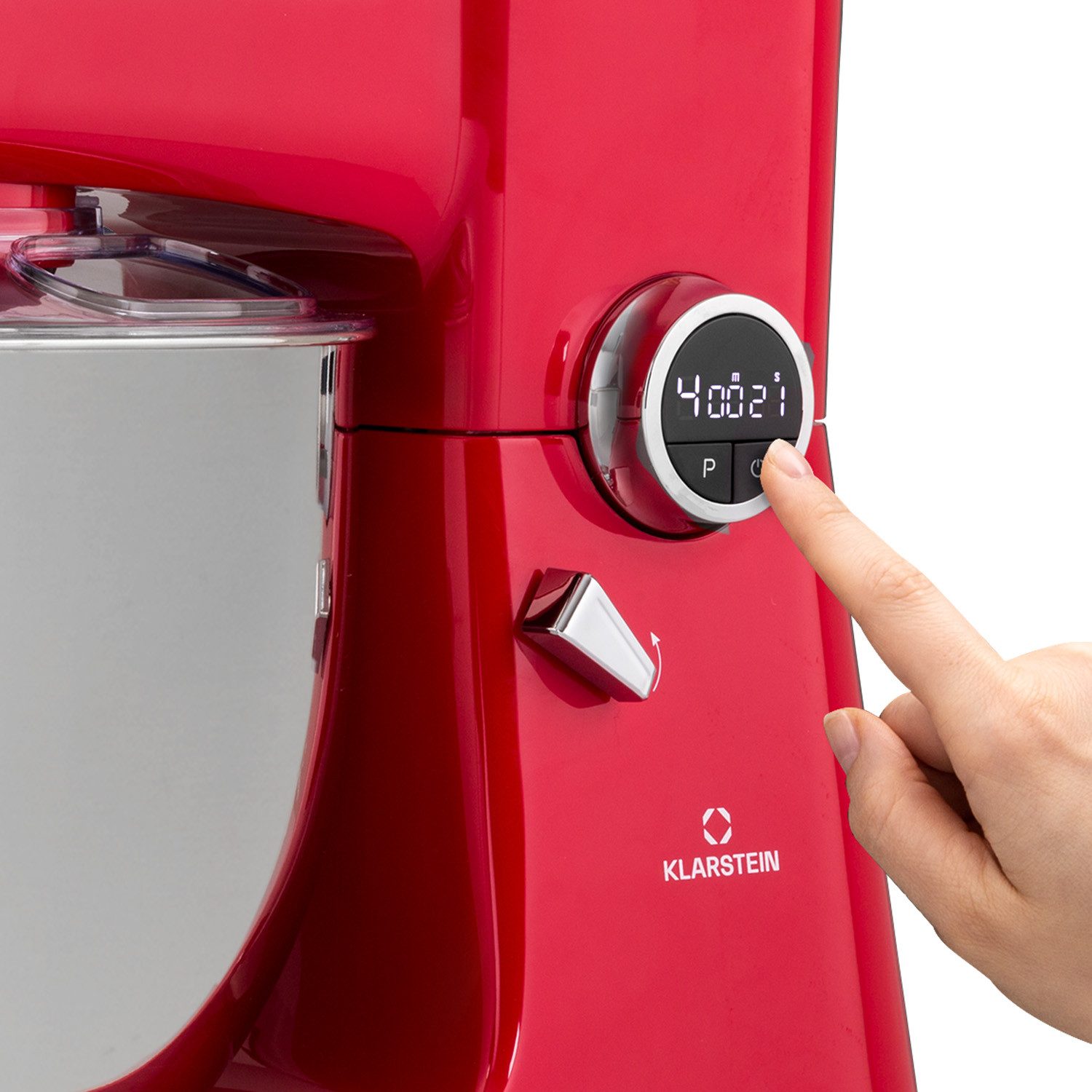 Klarstein Küchenmaschine mit Kochfunktion, 2000 W, 10 l Schüssel