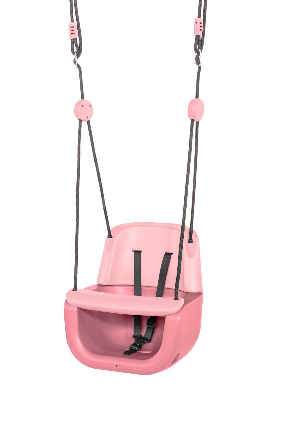DICE Babyschaukelsitz Kunststoff Babysitz 3 in 1 Schaukel Rosa/ Hellrosa (Pastellfarbe), {<!-- -->{ Vorgang.EigeneFelder.Otto.Besondere_Merkmale }}
