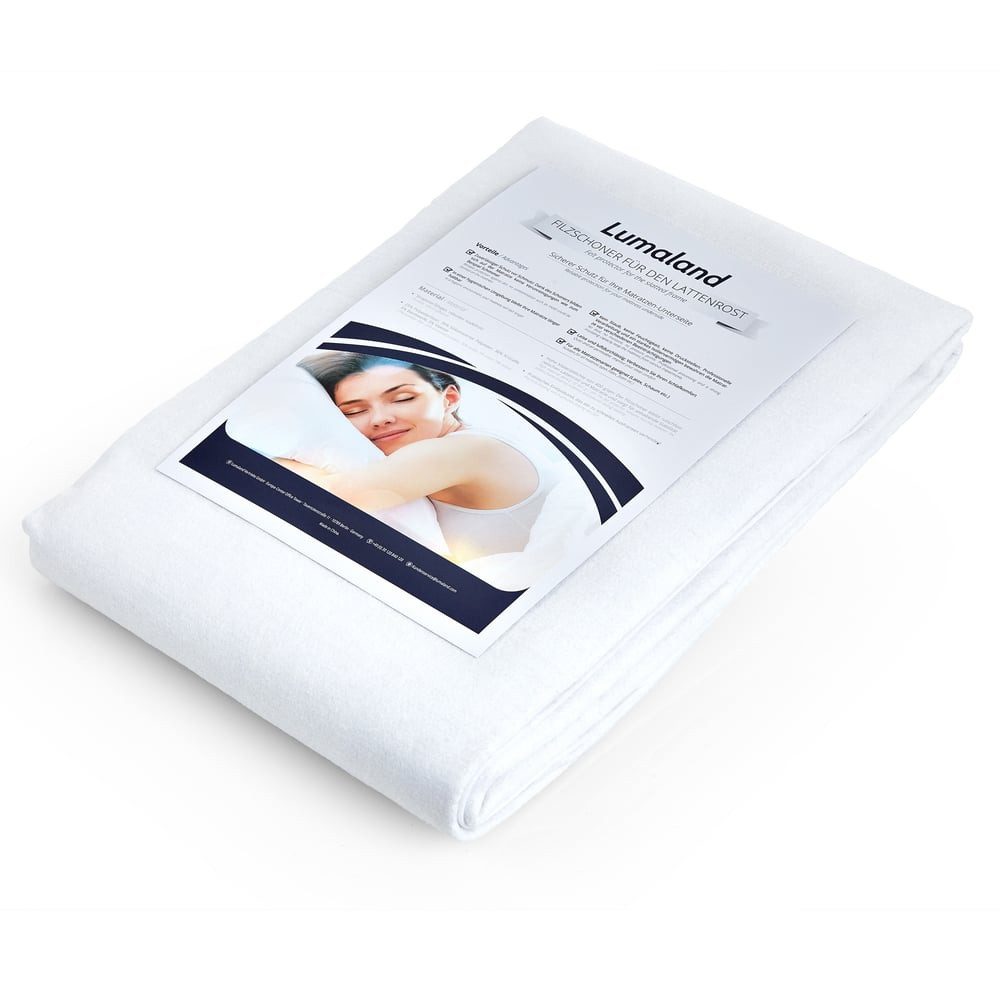 Matratzenschoner LL Filzschoner LL-20286 Lumaland, für eine sofortige Verbesserung des Schlafkomforts 200 x 200 cm