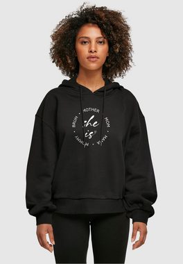 Merchcode Kapuzenpullover Merchcode Damen Ladies Mothers Day - She is Oversized Hoody (1-tlg)