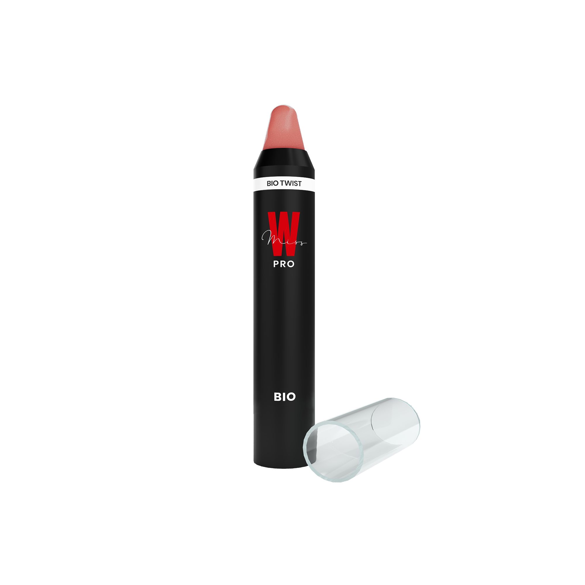 Miss W Pro Make-up Biologischer, veganer Lippenstift – pflegende Formel, glutenfrei, Pflegender Bio-Lippenstift – vegan, glutenfrei, mit natürlichen Ölen