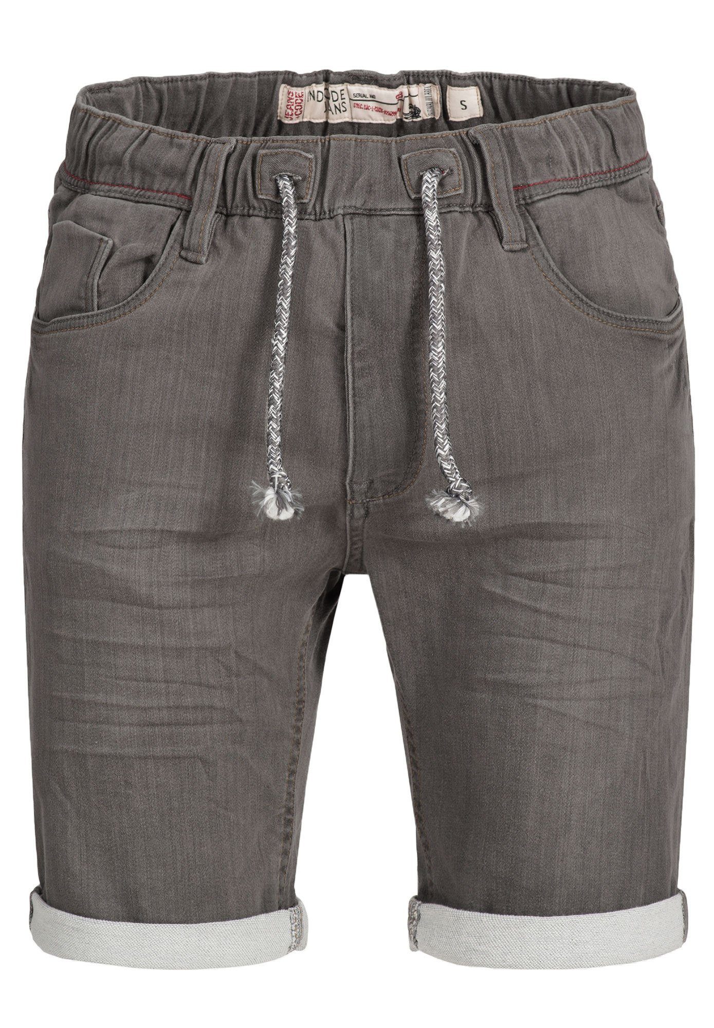 Indicode Kadin Grey Jeansshorts