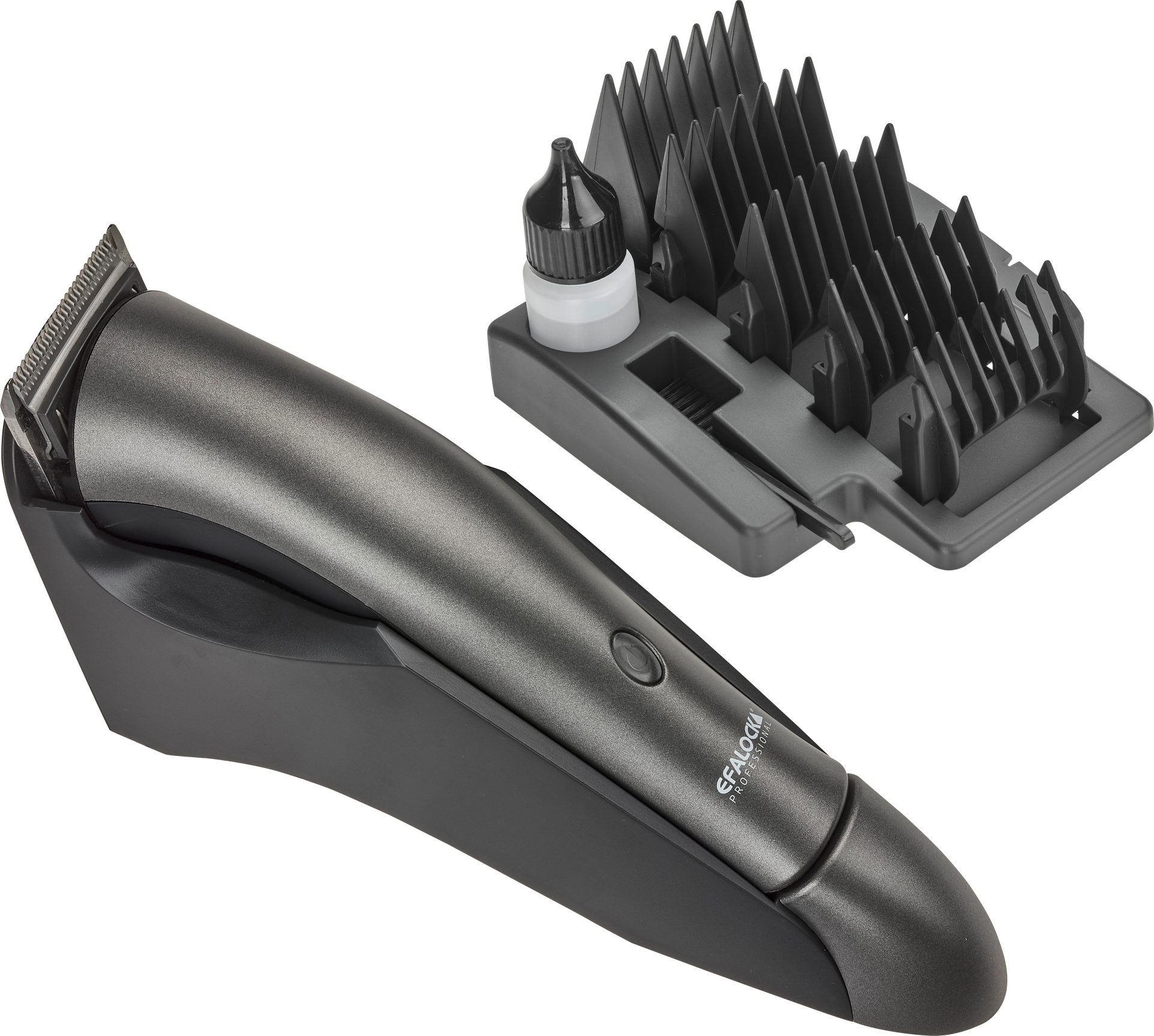 EFALOCK Professional Haarschneider Efalock Haarschneider Clipper, 11-teiliges Set inkl. Maschine, Aufsätzen und Zubehör, 7500 U/Min. Motor, Keramik-Stahl-Klinge, leise 68 dB