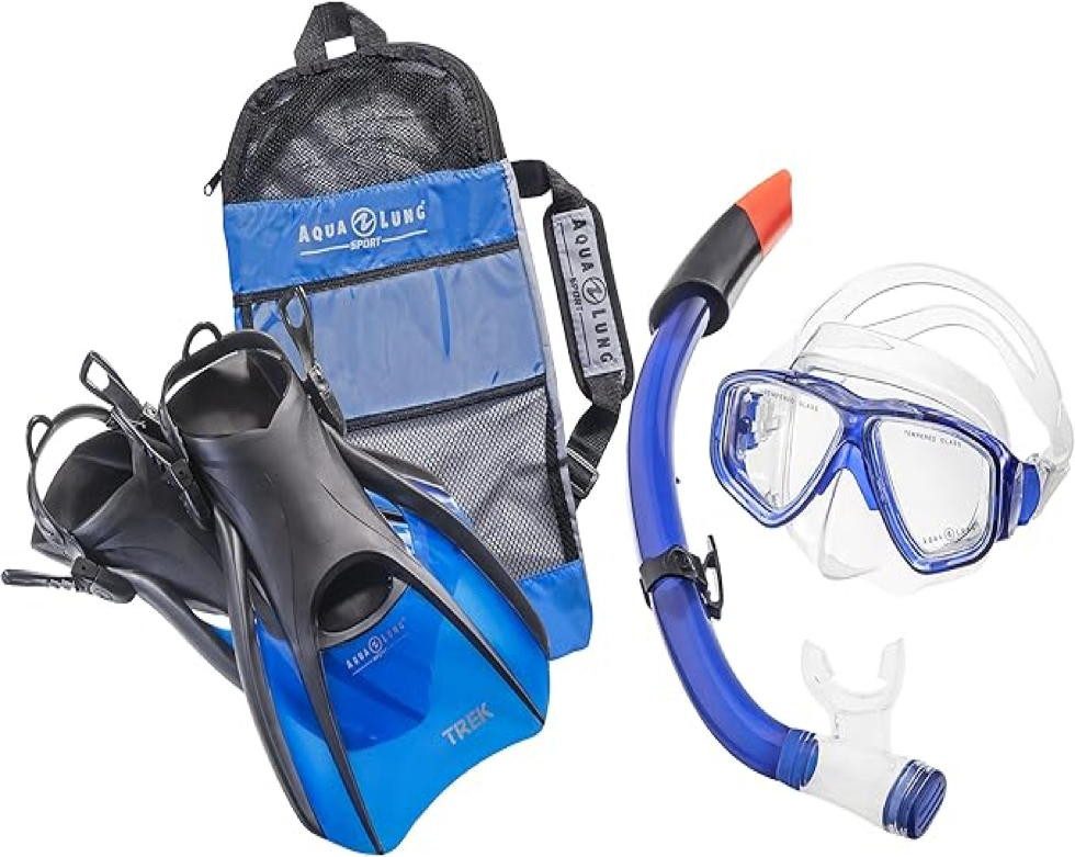 Schnorchel Aqua Lung Sport La Costa Travel Deluxe 3er Set