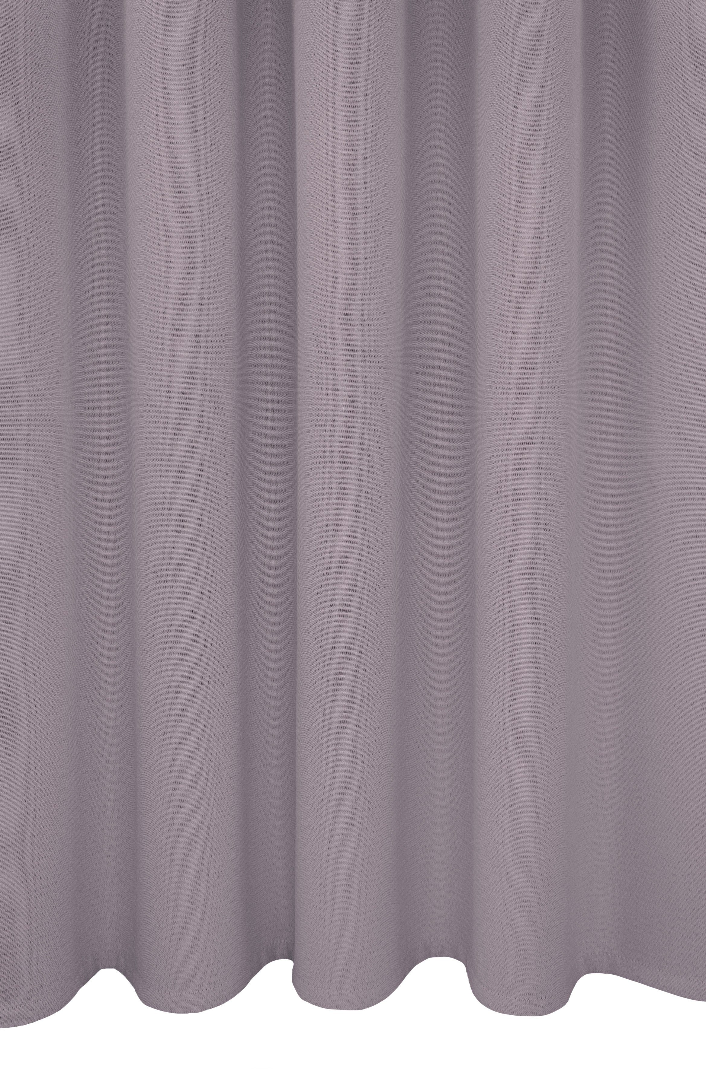 Sandro, (1 Verdunkler, 140 cm Breite St), Ösen flieder Polyester, Vorhang abdunkelnd, einfarbig, VHG,
