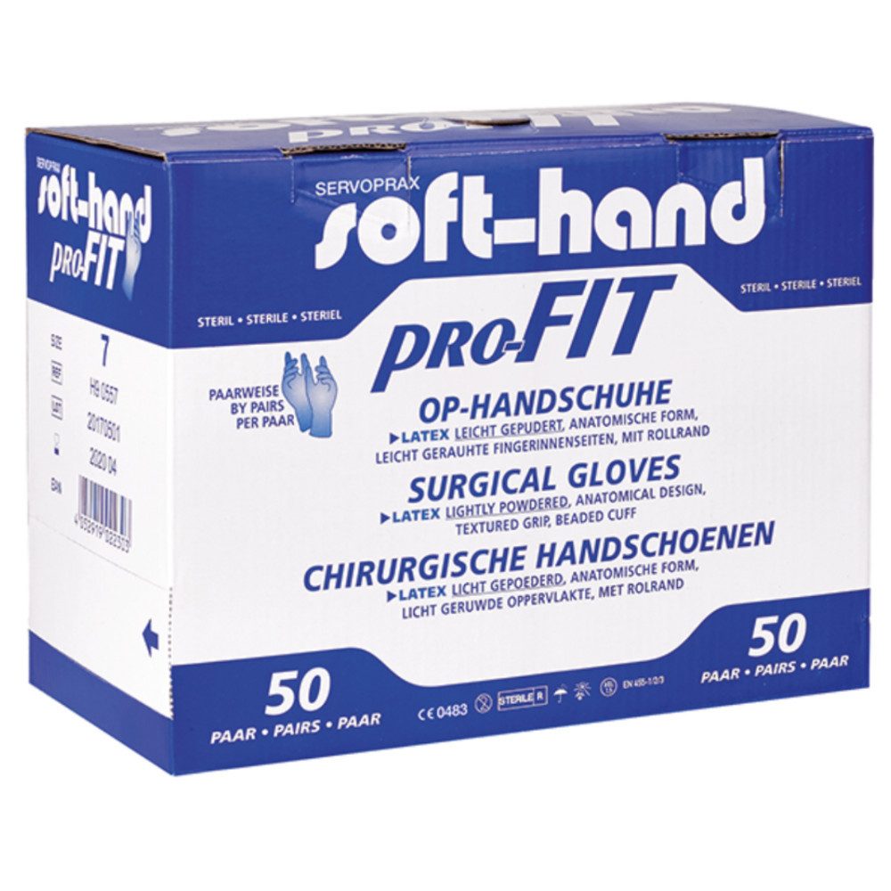 Latexhandschuhe Soft-Hand pro-FIT Latex - gepudert
