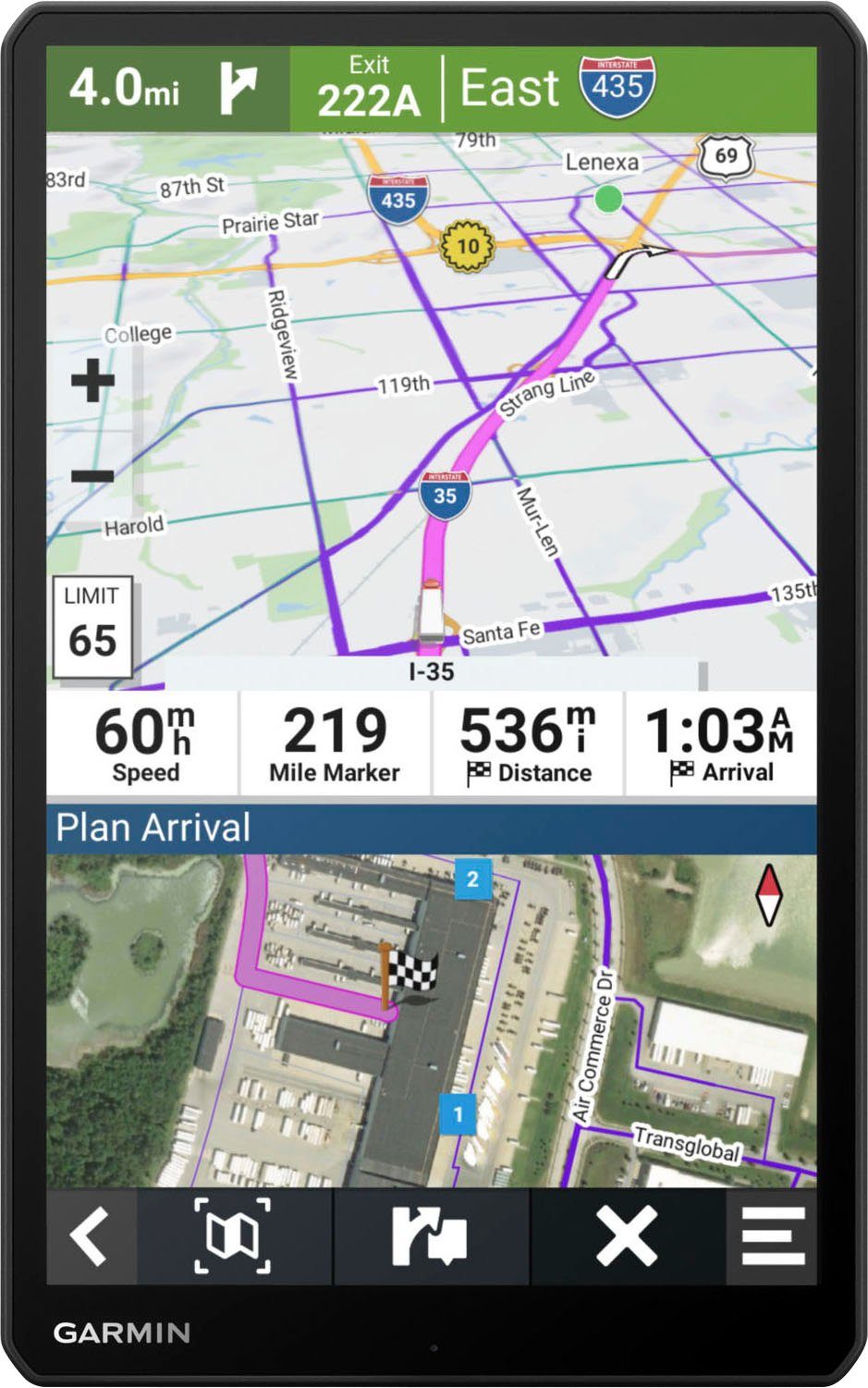 Garmin Dezl LGV1010 LKW-Navigationsgerät GPS MT-D, EU