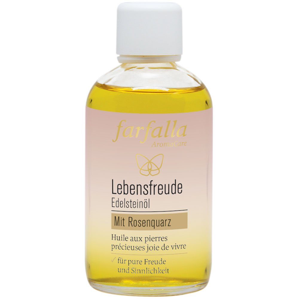 Farfalla Essentials AG Mineralstein Edelsteinöl Lebensfreude, 100 ml
