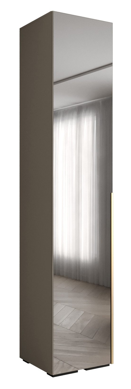 ABIKS MÖBEL Drehtürenschrank Inova 1 Schlafzimmerschrank mit Spiegel, Kleid günstig online kaufen