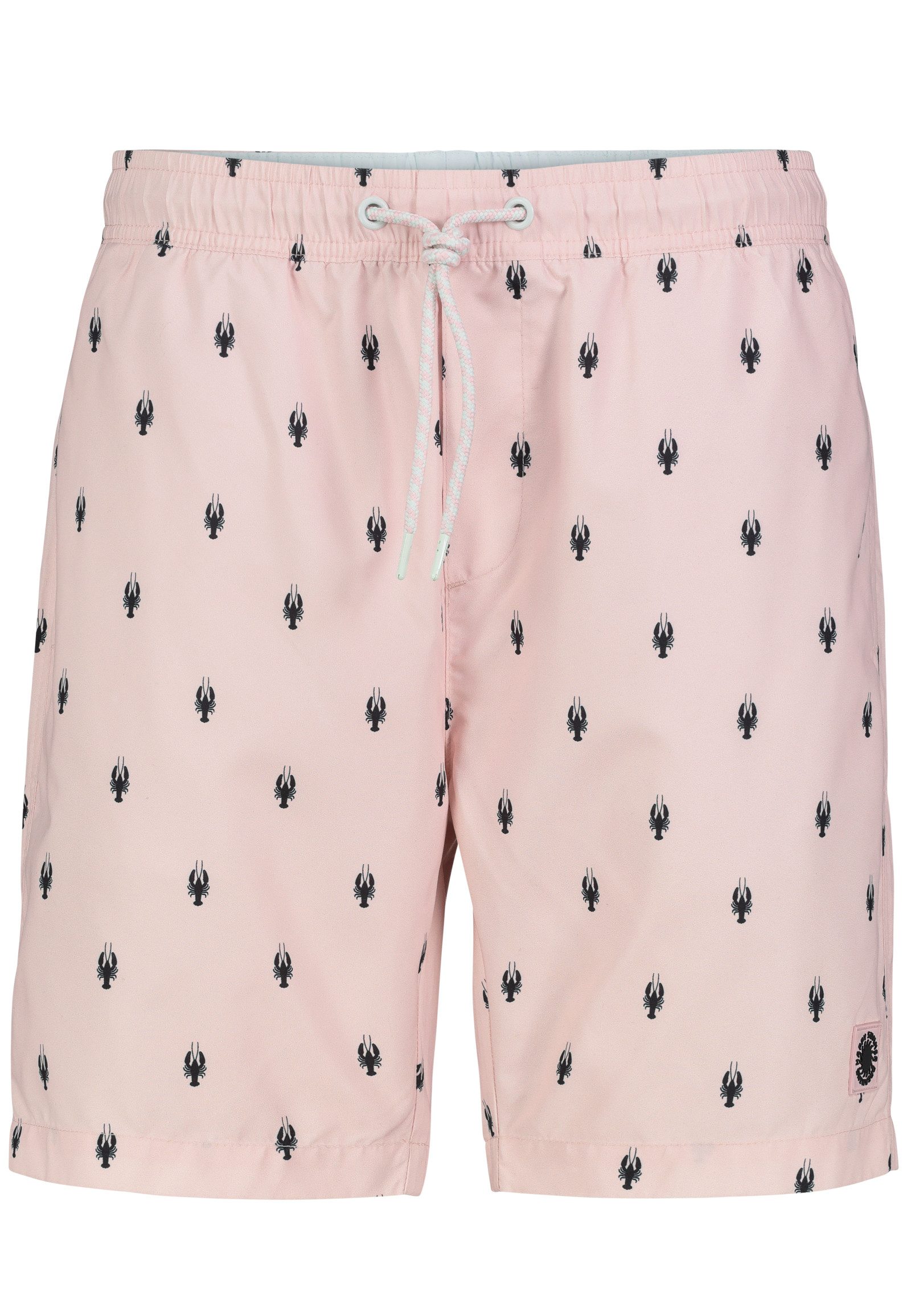 SUBLEVEL Badeshorts Herren Badehose Alloverprints schnelltrocknend mit Kord günstig online kaufen