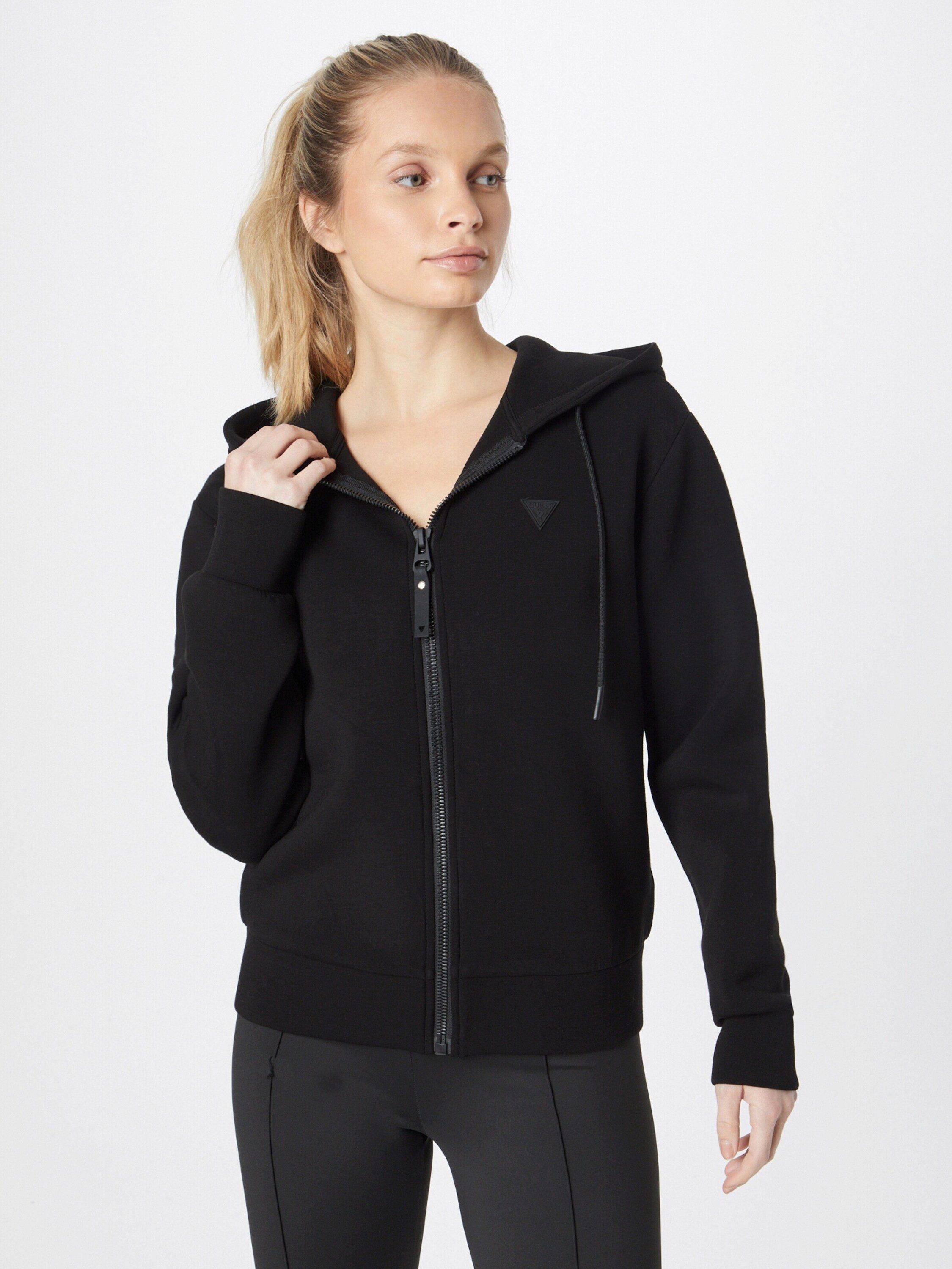 Guess Sweatjacke ALLIE (1-tlg) Plain/ohne Details günstig online kaufen