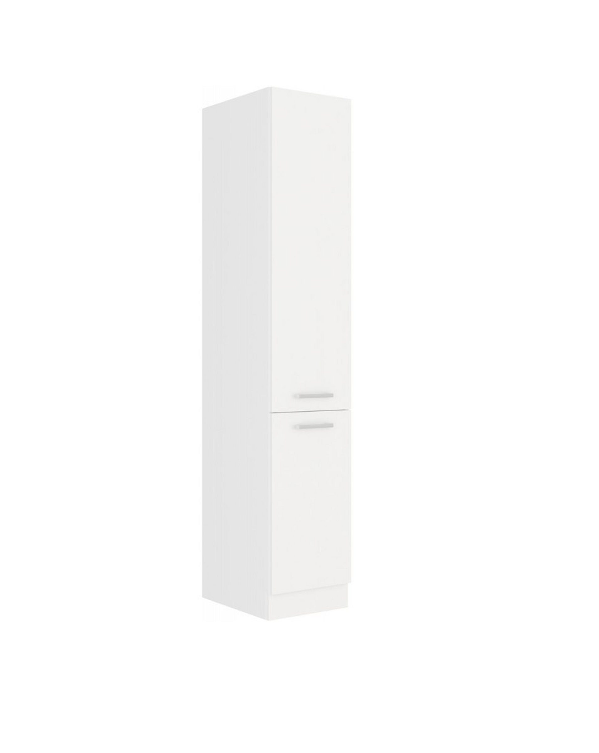 Küchen-Preisbombe Hochschrank 40 cm Küche Küchenblock Küchenzeile matt EKO White Einbauküche Weiss