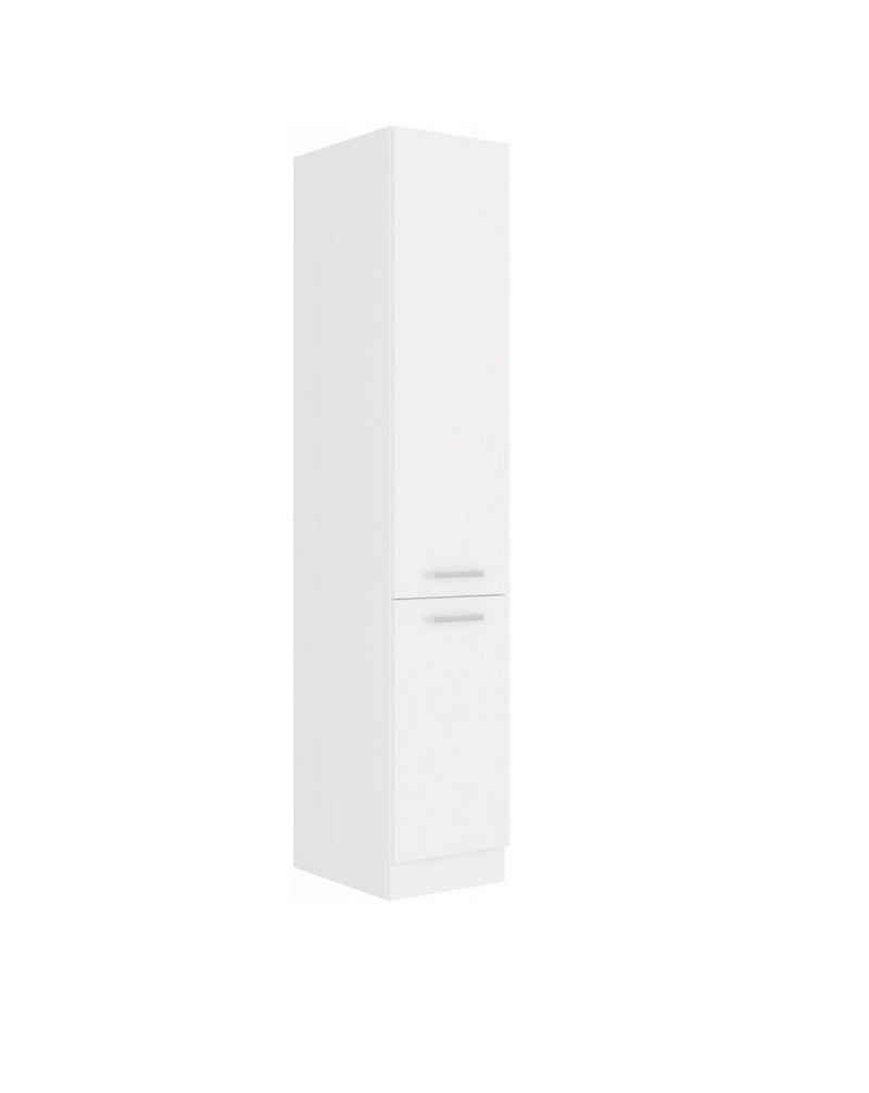 Küchen-Preisbombe Hochschrank 40 cm Küche EKO White Weiss matt Küchenzeile Küchenblock Einbauküche