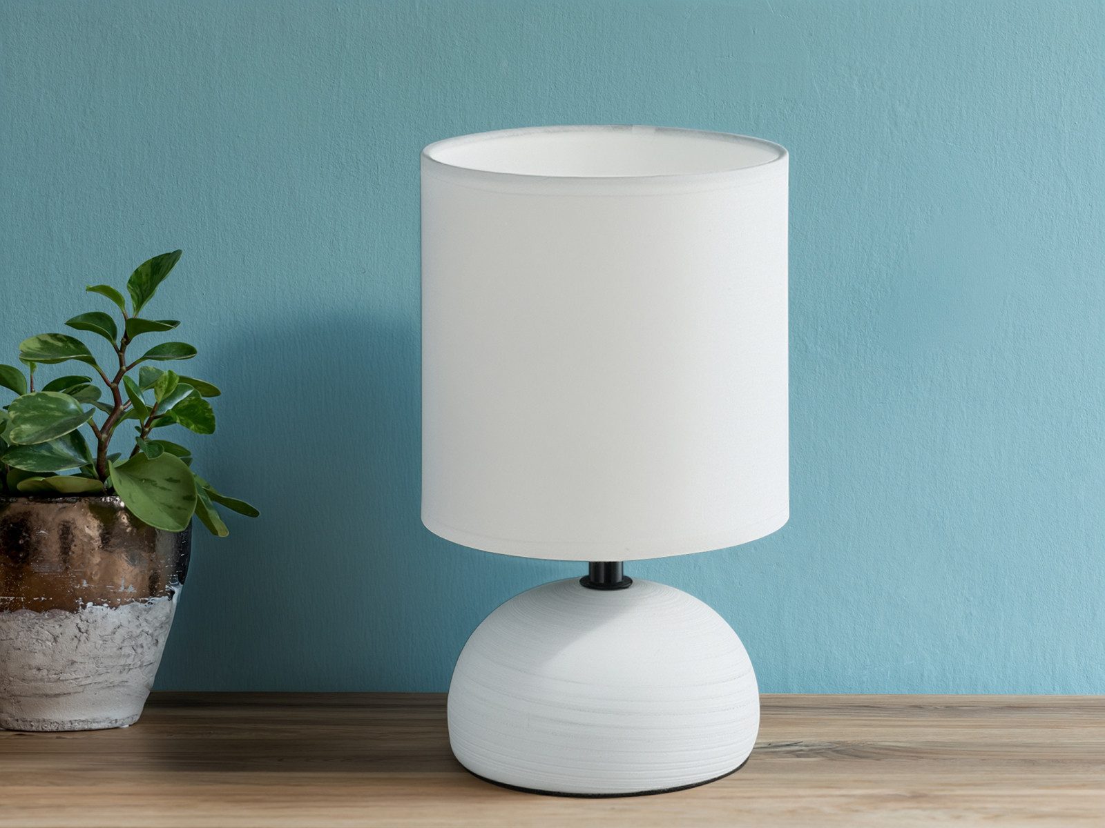 Reality Leuchten Nachttischlampe, Dimmfunktion, LED wechselbar, günstig online kaufen