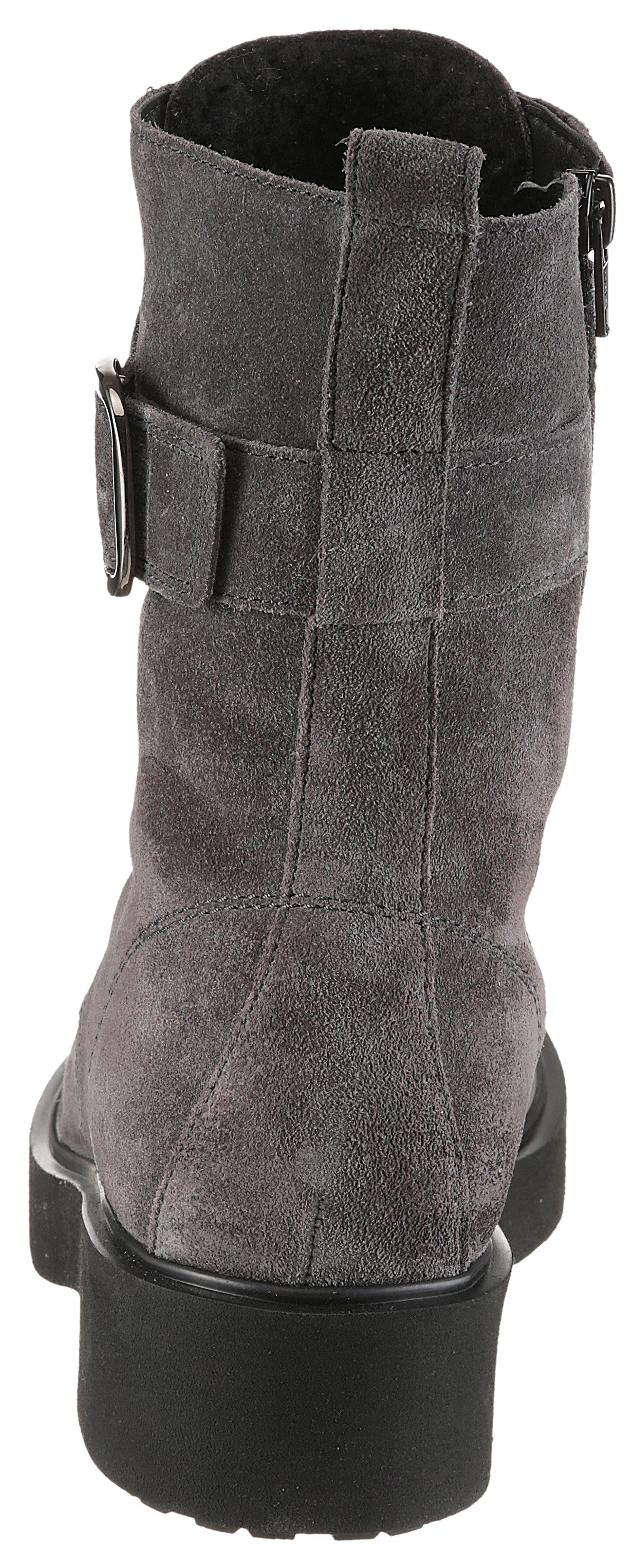 Gabor Winterstiefelette, Blockabsatz, Schnürboots, Schnürstiefelette mit Nieten