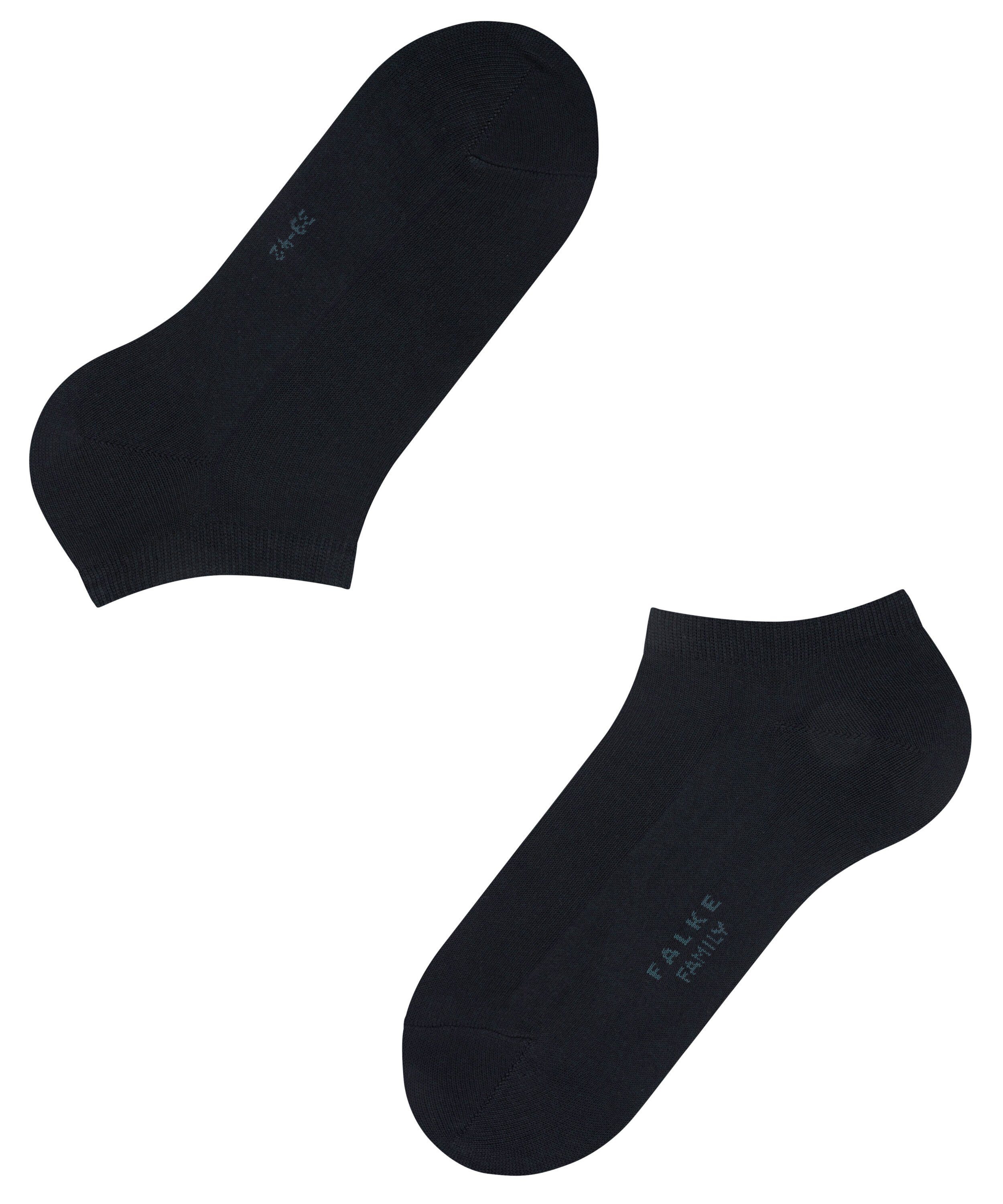 FALKE Sneakersocken nachhaltiger (6375) Baumwolle mit dark Family (1-Paar) navy