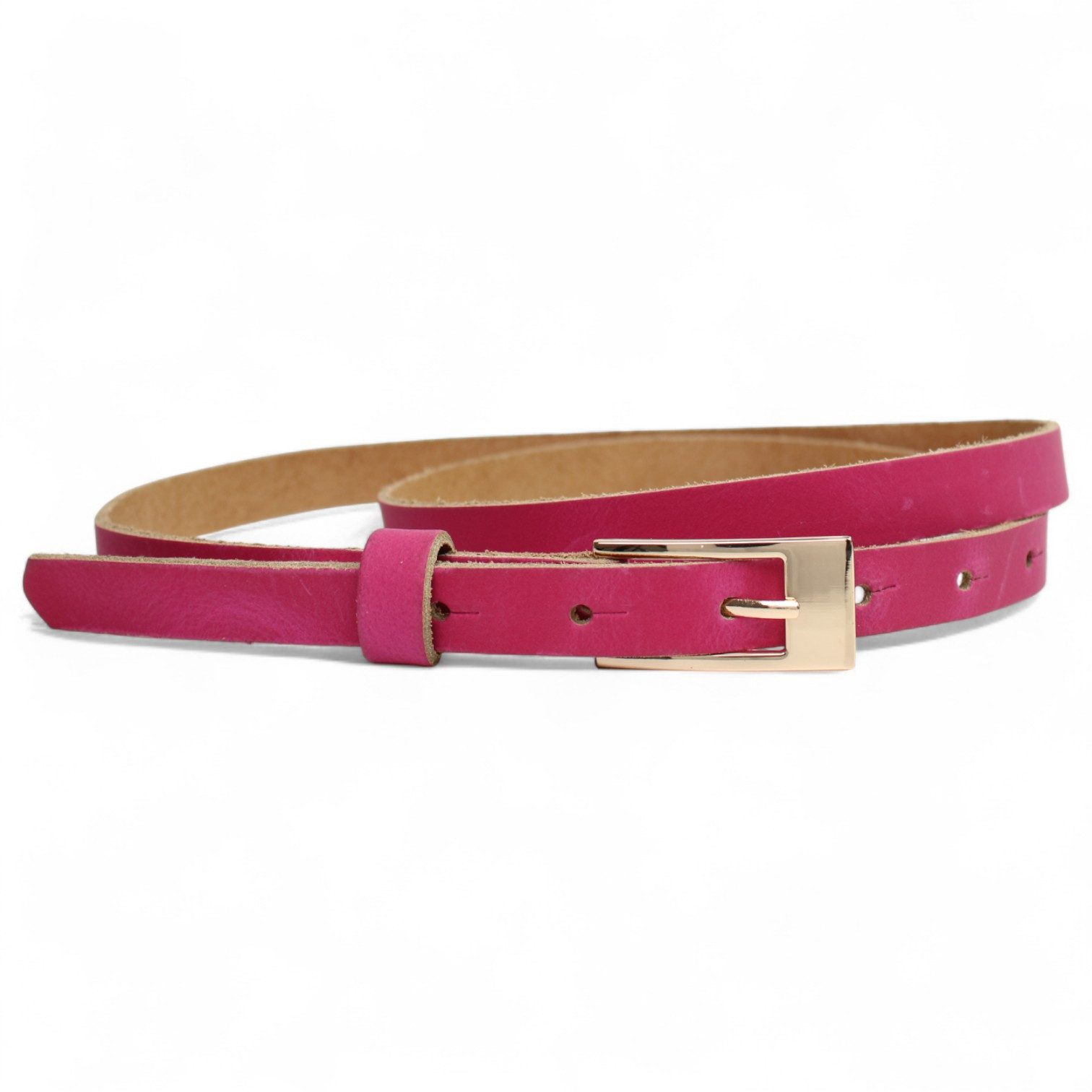 FRONHOFER Taillengürtel 19465 (1-St) sehr schmaler Gürtel 1,5 cm, Rindleder günstig online kaufen