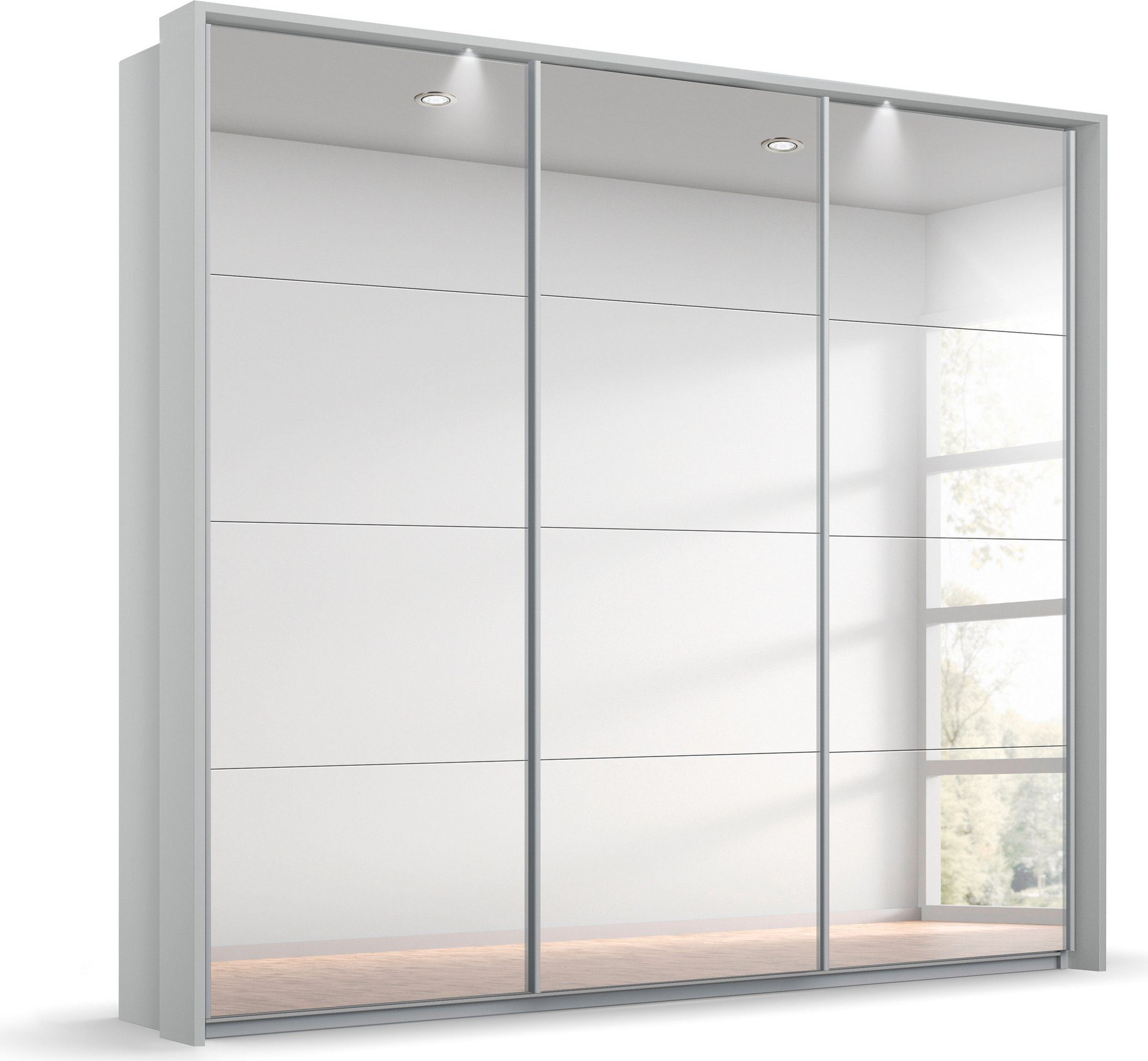 OTTO home Kleiderschrank Mehrzweckschrank Aktenschrank Möbel Mietswohnung Schlafzimmer OTELI (Breiten 211/278/323/368 cm Höhen 214/233 cm) inkl. Passepartout optional mit Beleuchtung MADE IN GERMANY