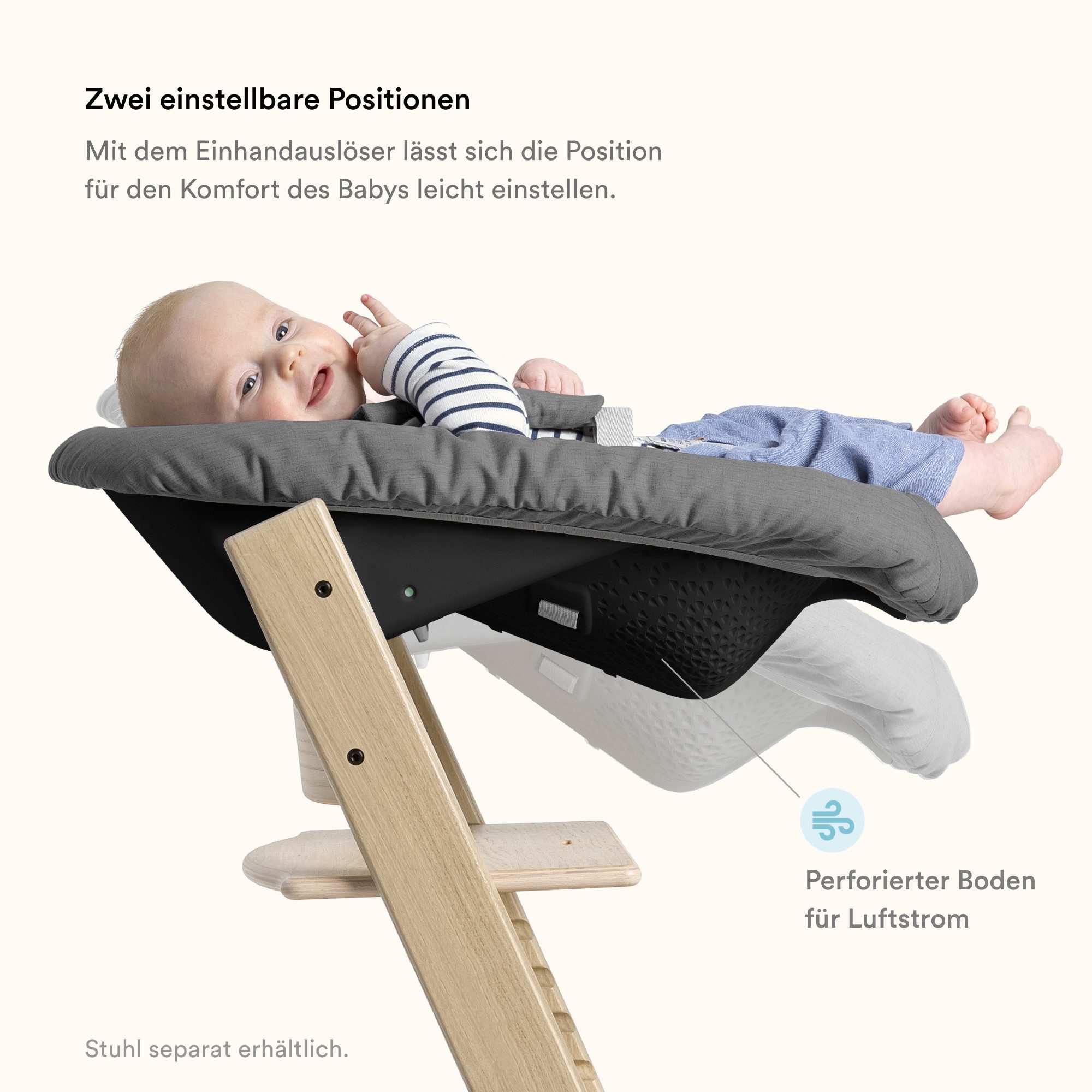 Stokke Newborn Set highchair attachment, compatible with Stokke TRIPP TRAPP highchairs