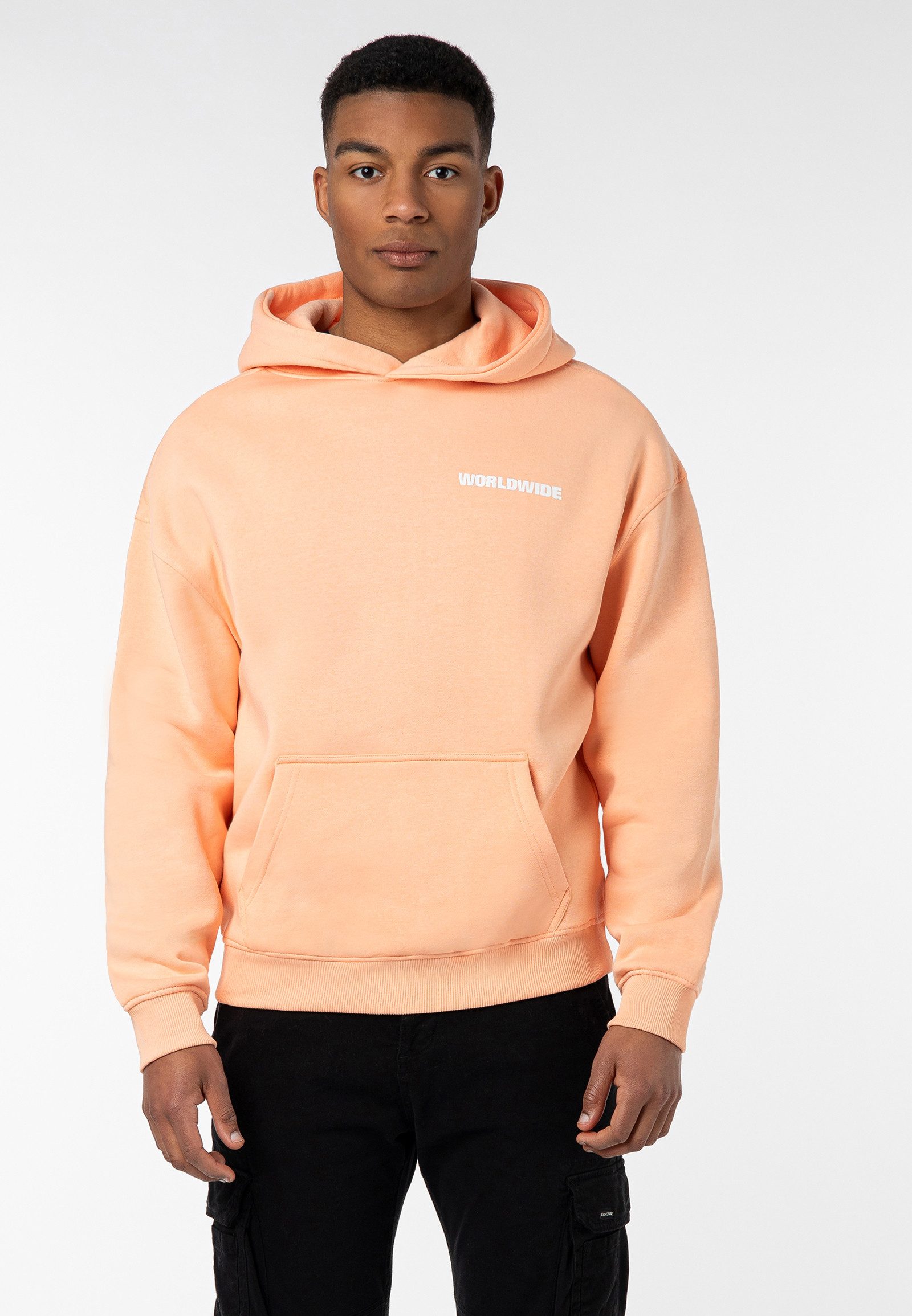 SUBLEVEL Hoodie Herren Kapuzenpullover Worldwide Print günstig online kaufen