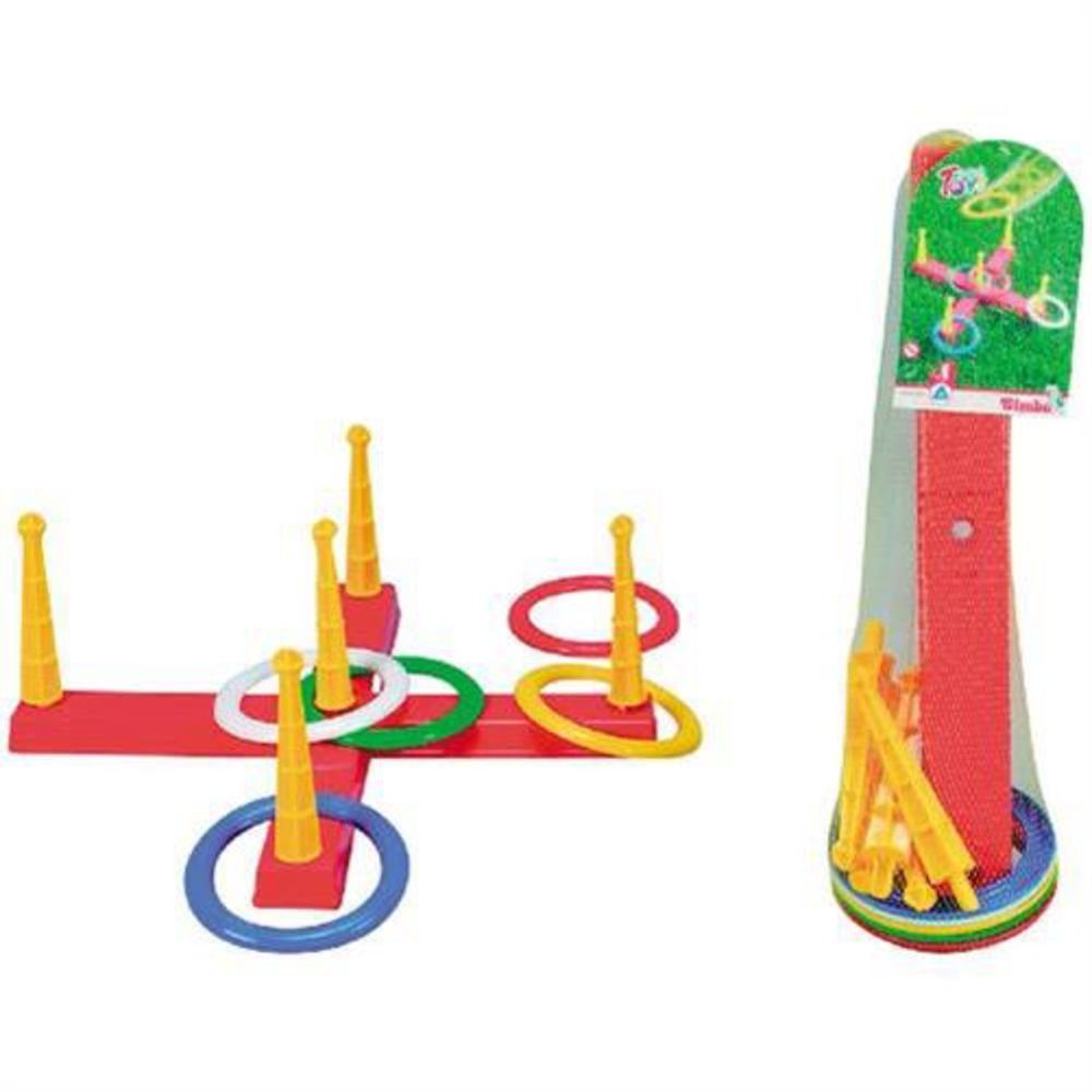 SIMBA Spiel Ringwurfspiel, mit 5 Ringen, ca. 40 cm