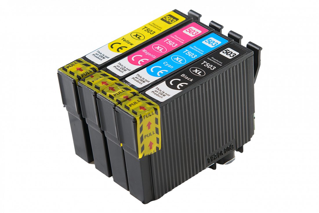 inkpro Druckerpatronen Set 503XL kompatibel mit Epson 503 XL, Tintenpatrone (für Expression Home XP-5200, XP-5205, WorkForce WF-2960 DWF, WF-2965 DWF, 4-tlg., je eine Patrone 503XL Schwarz, Cyan, Magenta, Gelb)