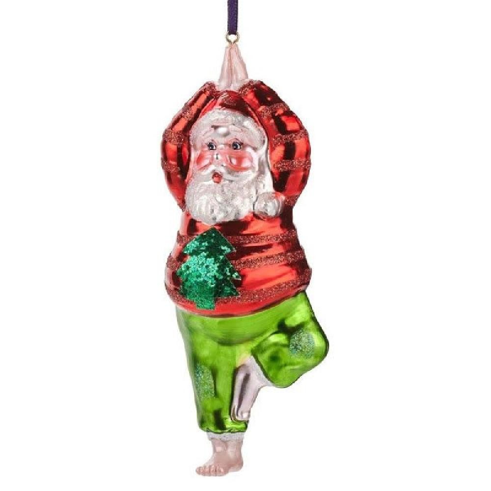 Giftcompany Christbaumschmuck Christbaumschmuck Yoga Santa Baum Haltung günstig online kaufen