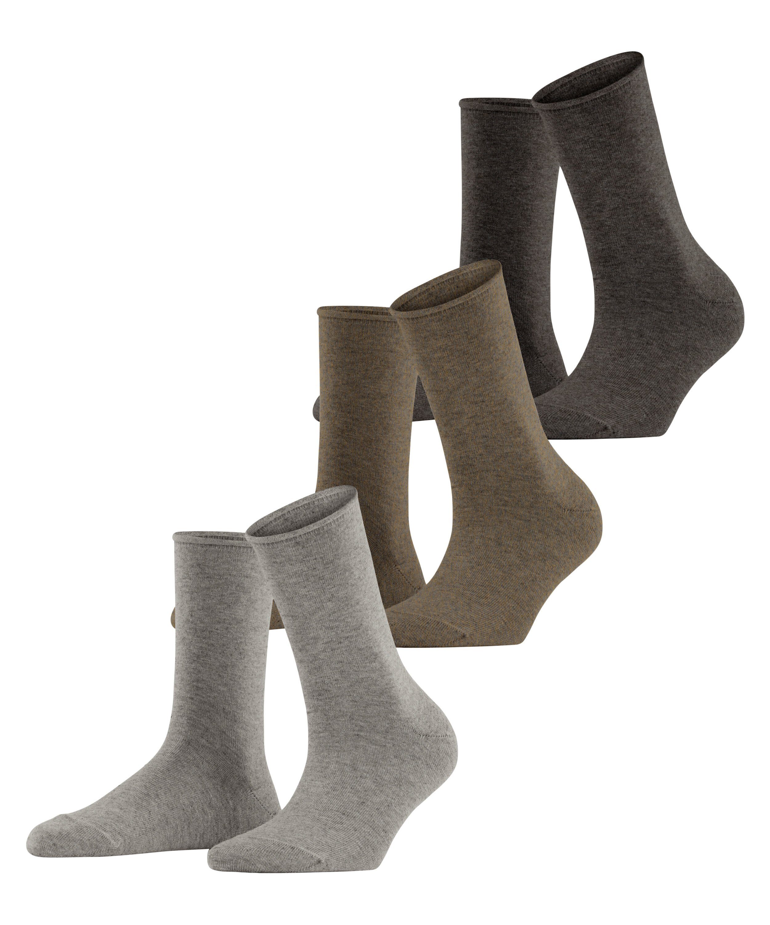 Socken Wool 3-Pack Socken aus Biobaumwolle