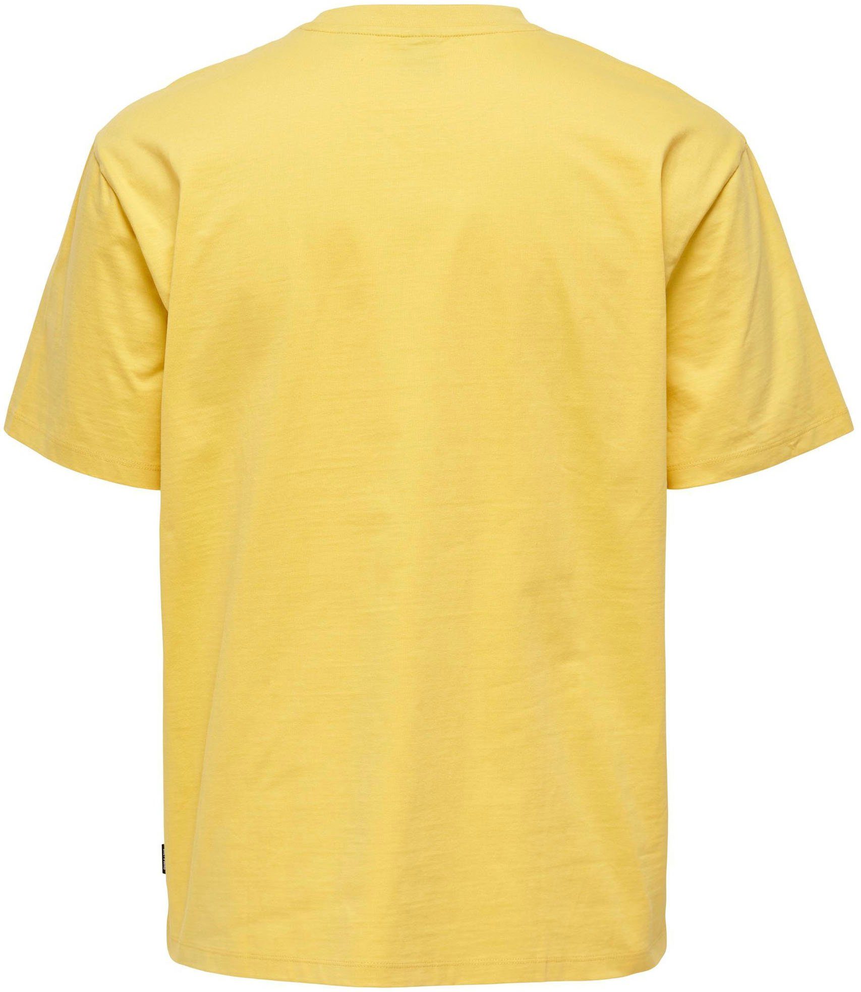 ONLY & SONS T-Shirt FRED ochre