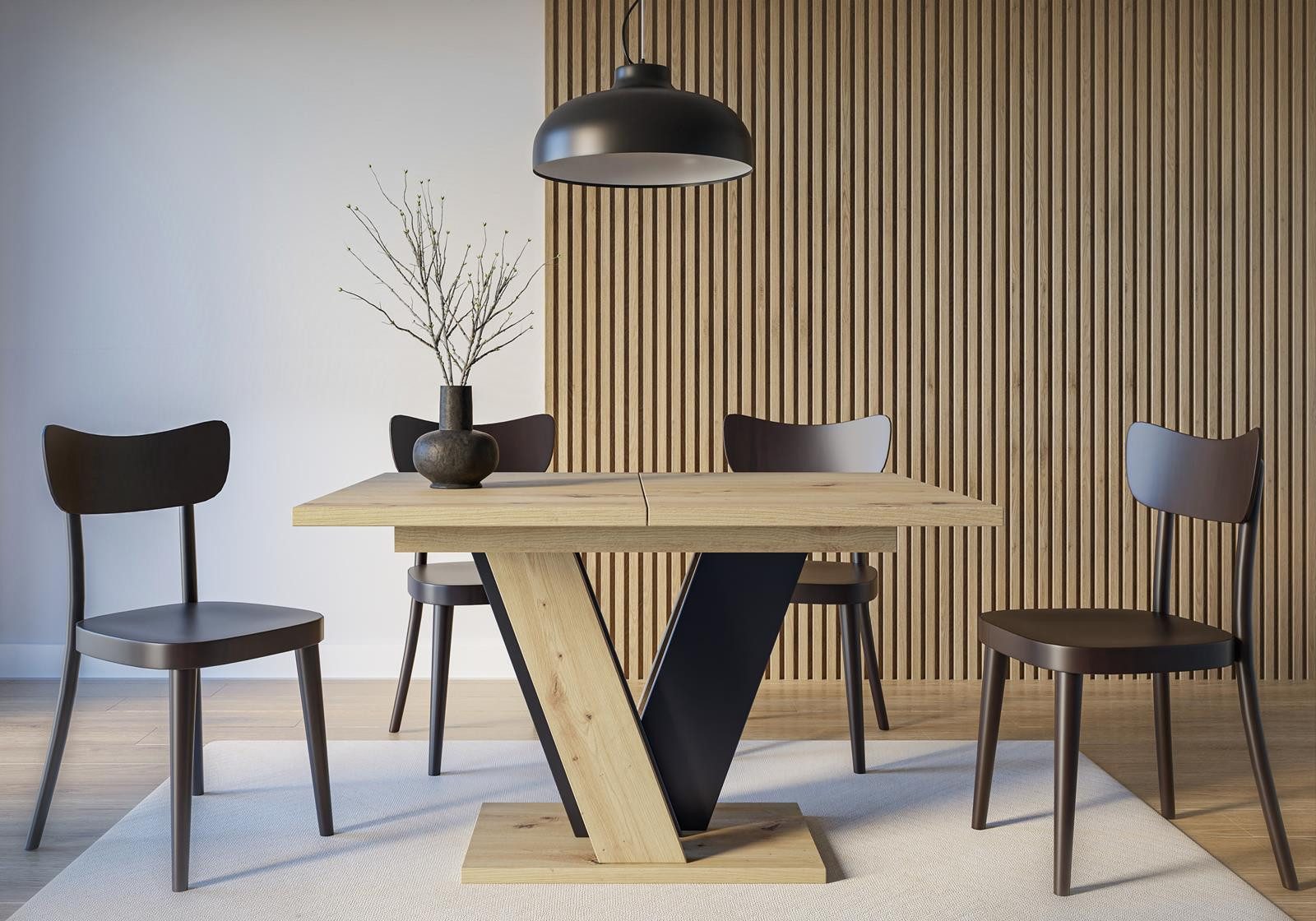 Compleo Esstisch Küchentisch MANO, ausziehbar 120-160 günstig online kaufen