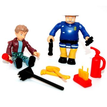 Feuerwehrmann Sam Spielfigur Derek & Steele Spiel-Figuren Set Feuerwehrmann Sam Simba Toys