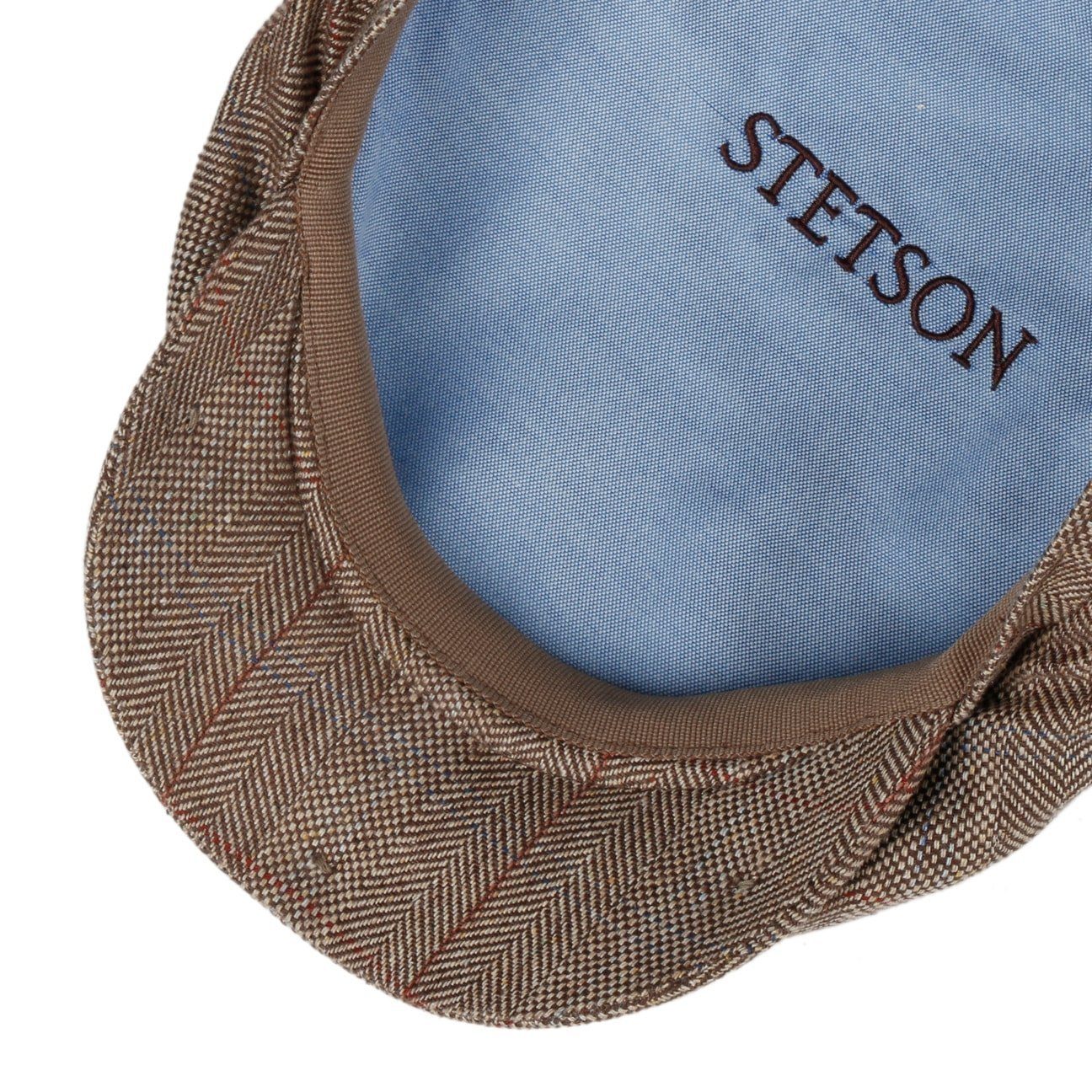 Stetson Flat Cap (1-St) Schirmmütze mit Schirm, Made in the EU
