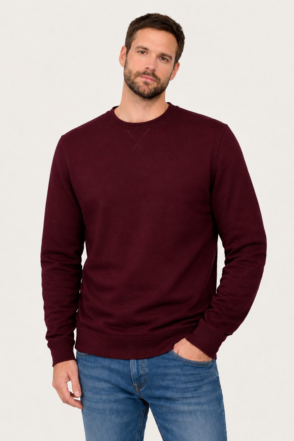 Sweatshirt Herren, Pullover Baumwolle