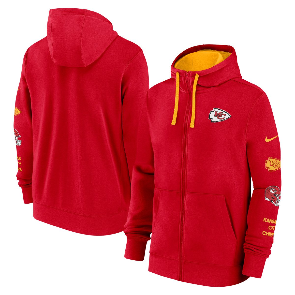 Nike Kapuzenpullover Nike Hoodie Kansas City Chiefs Nike Full-Zip Fleece