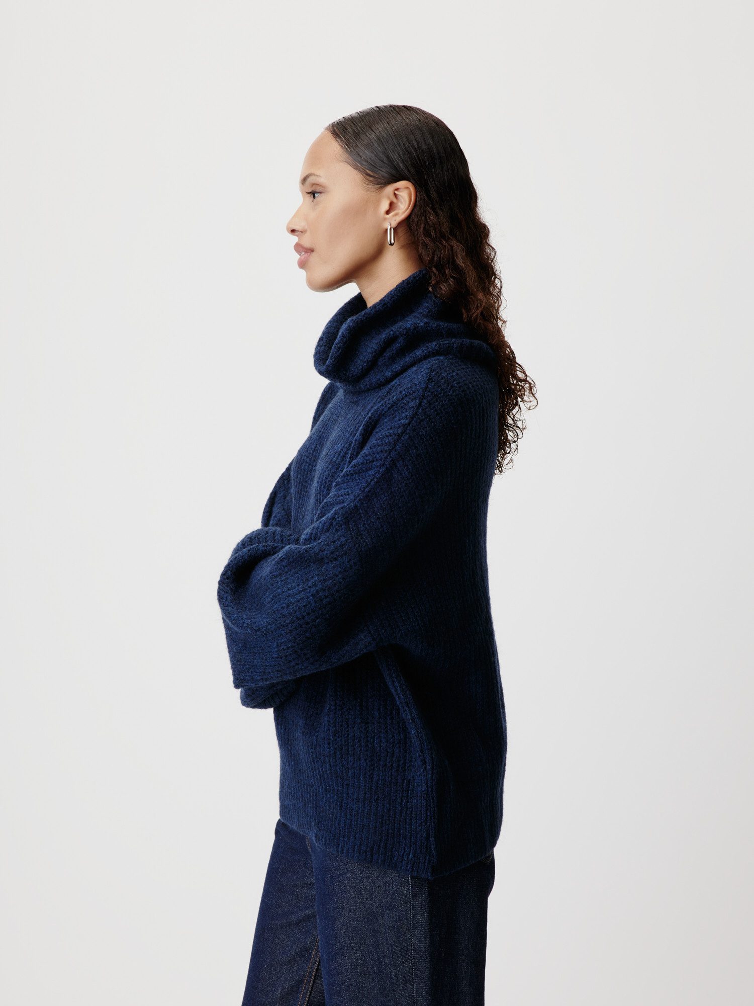 LeGer Strickpullover Jarine, LeGer by Lena Gercke Loose fit mit Rundhalsausschnitt