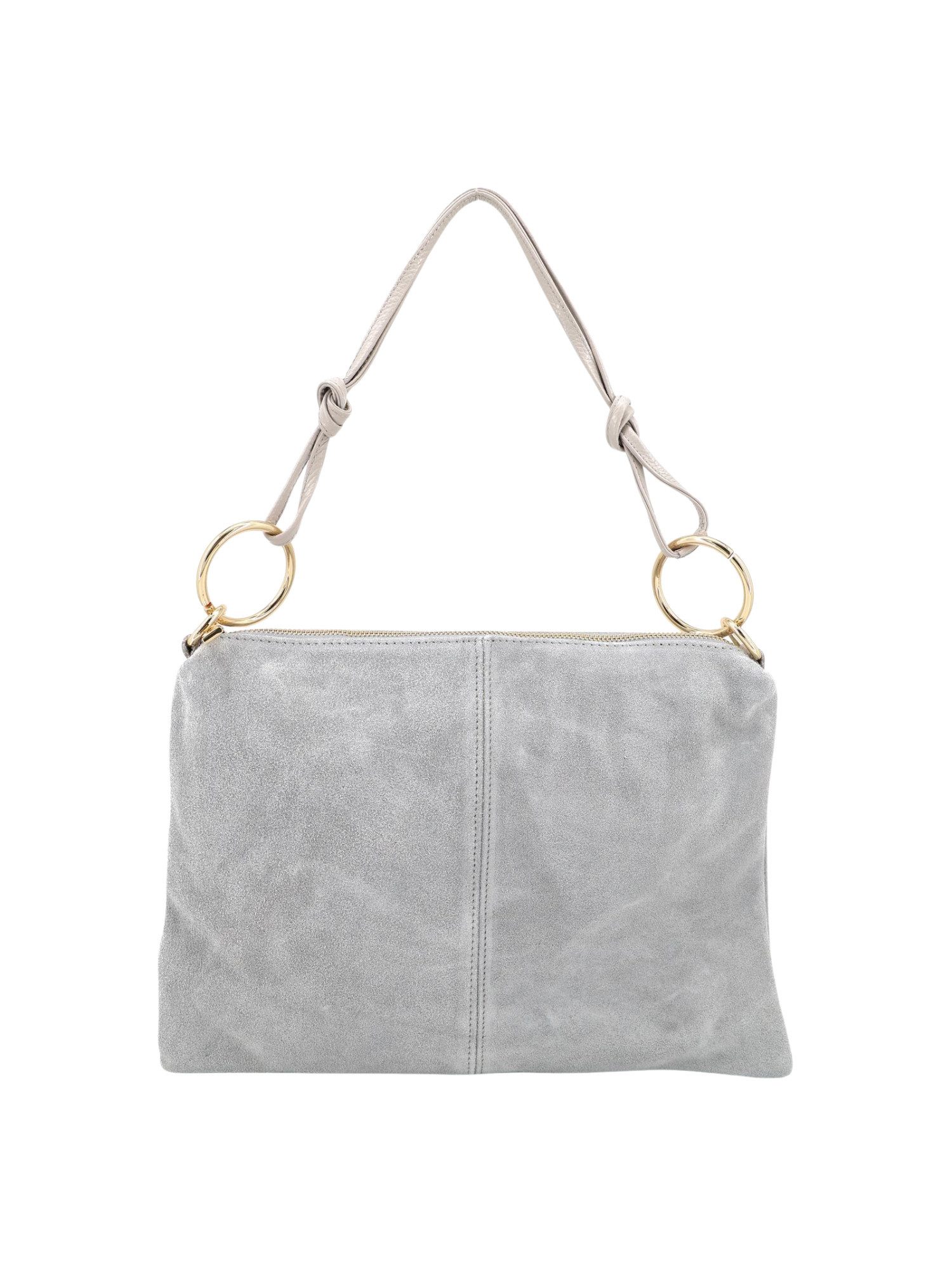 BRISE TASCHE Schultertasche Schultertasche mit Fransen aus Wildleder- Trendiger Alltagsbegleiter (Einzeltasche, 1-teilig)