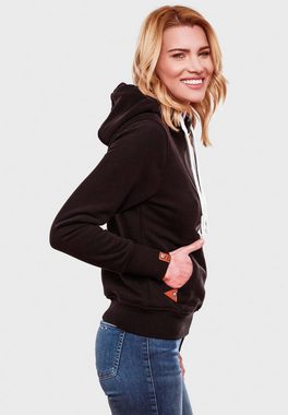 Navahoo Kapuzensweatshirt Damlaa weicher Hoodie mit breiten Tunnelzugkordeln an der Kapuze