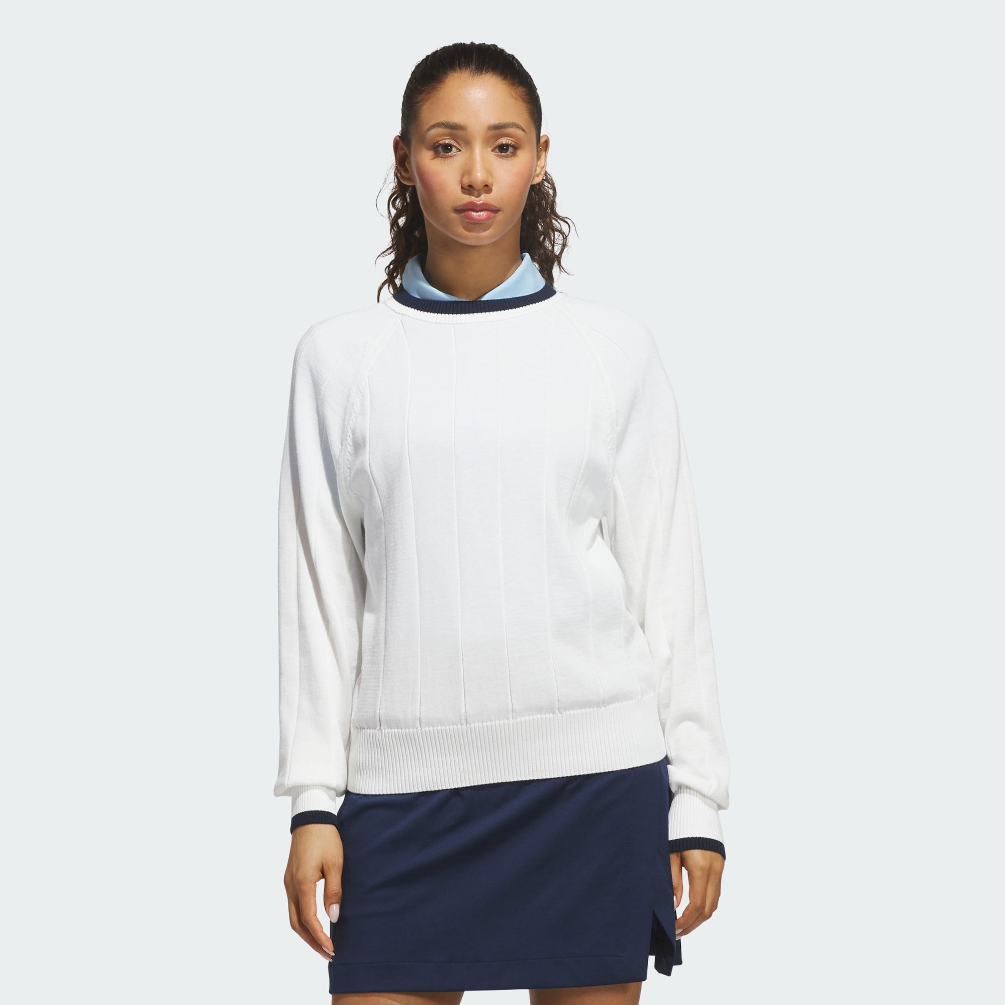 adidas Performance Sweatshirt ULTIMATE365+ STRICKPULLOVER MIT RUNDHALSAUSSCHNITT (1-tlg)