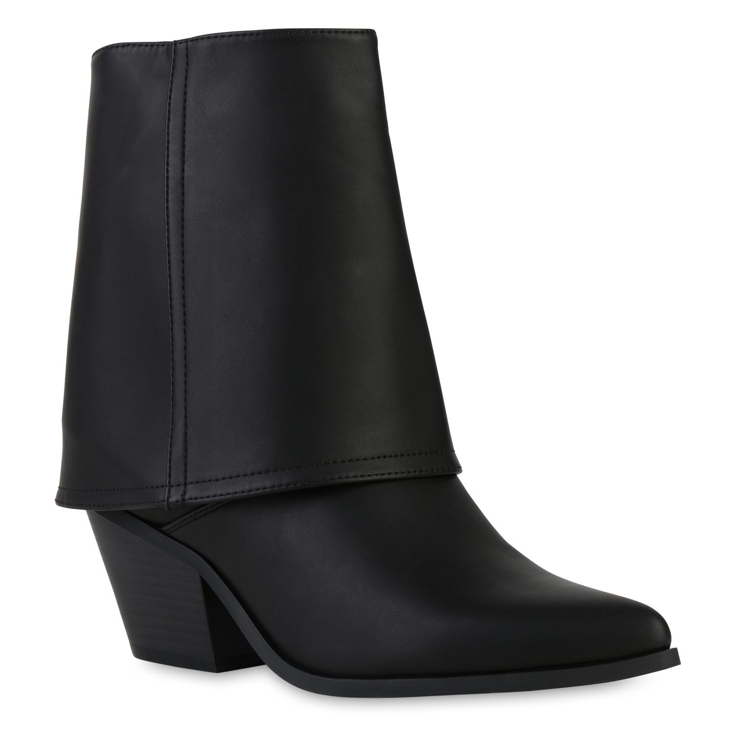 VAN HILL 841322 Cowboy Boots Damen Leicht Gefütterte Cowboy Boots Stiefelet günstig online kaufen