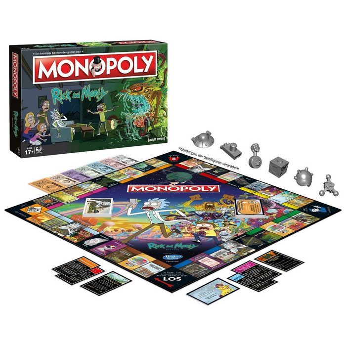 Winning Moves Spiel Brettspiel Monopoly Rick and Morty deutsch