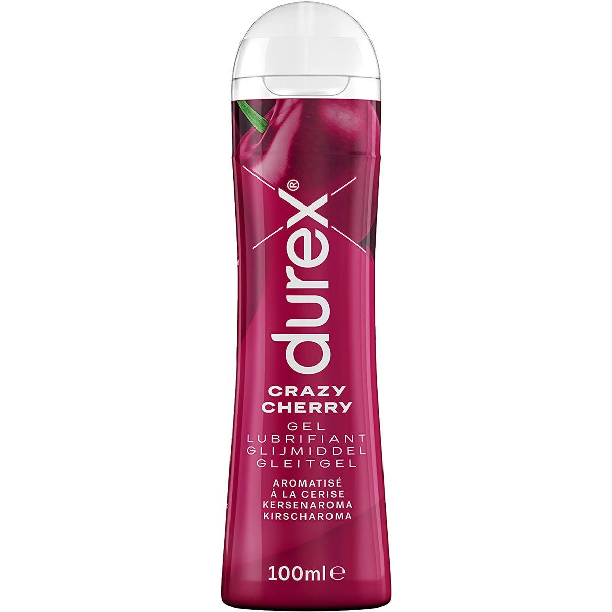 durex Gleitgel Crazy Cherry, mit Kirsch-Geschmack, Flasche mit 50ml, 1 ...