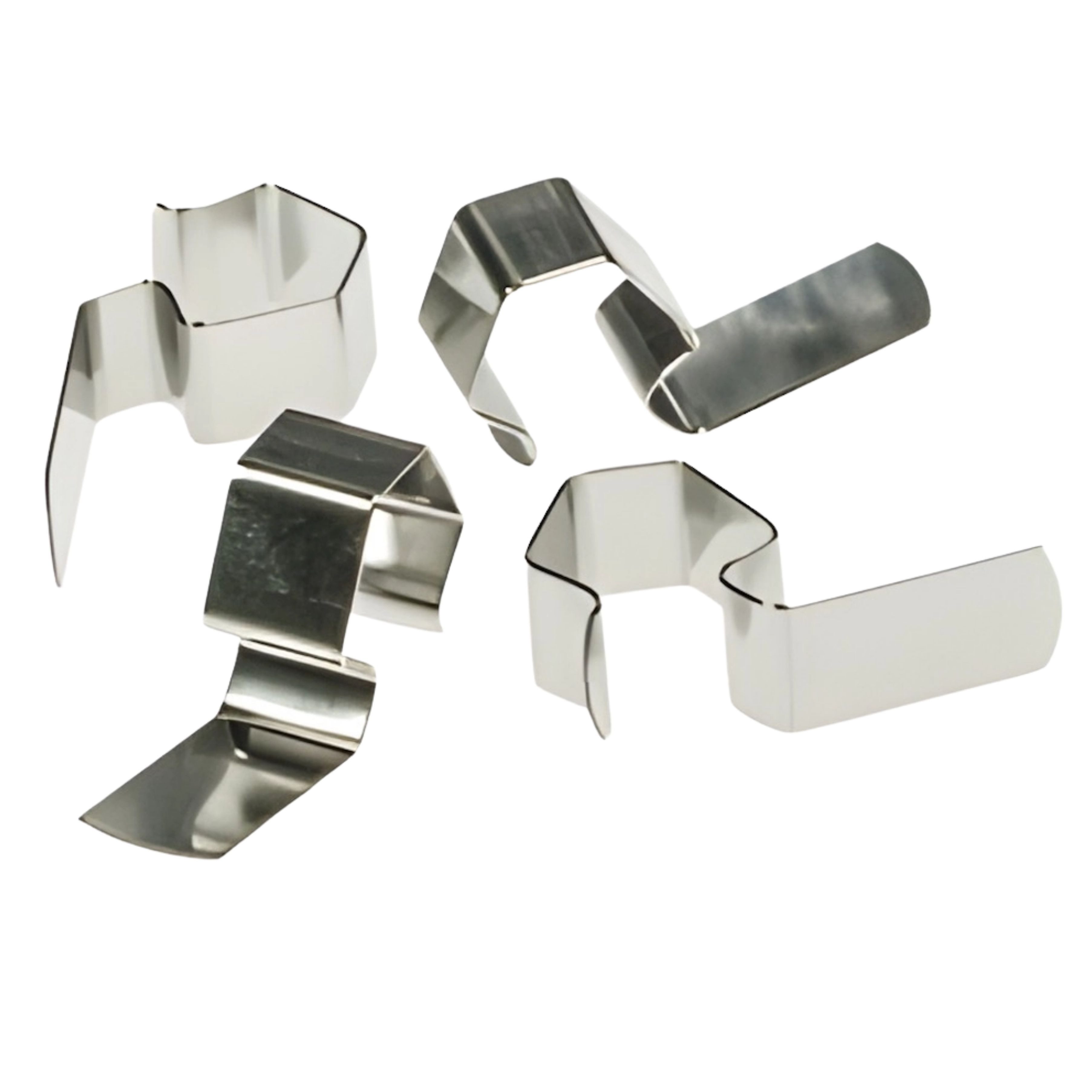mikken Einmachglas Ersatzklammern Universal Klammern Edelstahl 50 Stk. Clips Verschlüsse, (Zubehör, 50-tlg., 50er Set Ersatzklammern, Einkochzubehör), zum Einkochen und Einwecken, für WECK-Gläser, Rundrandgläser