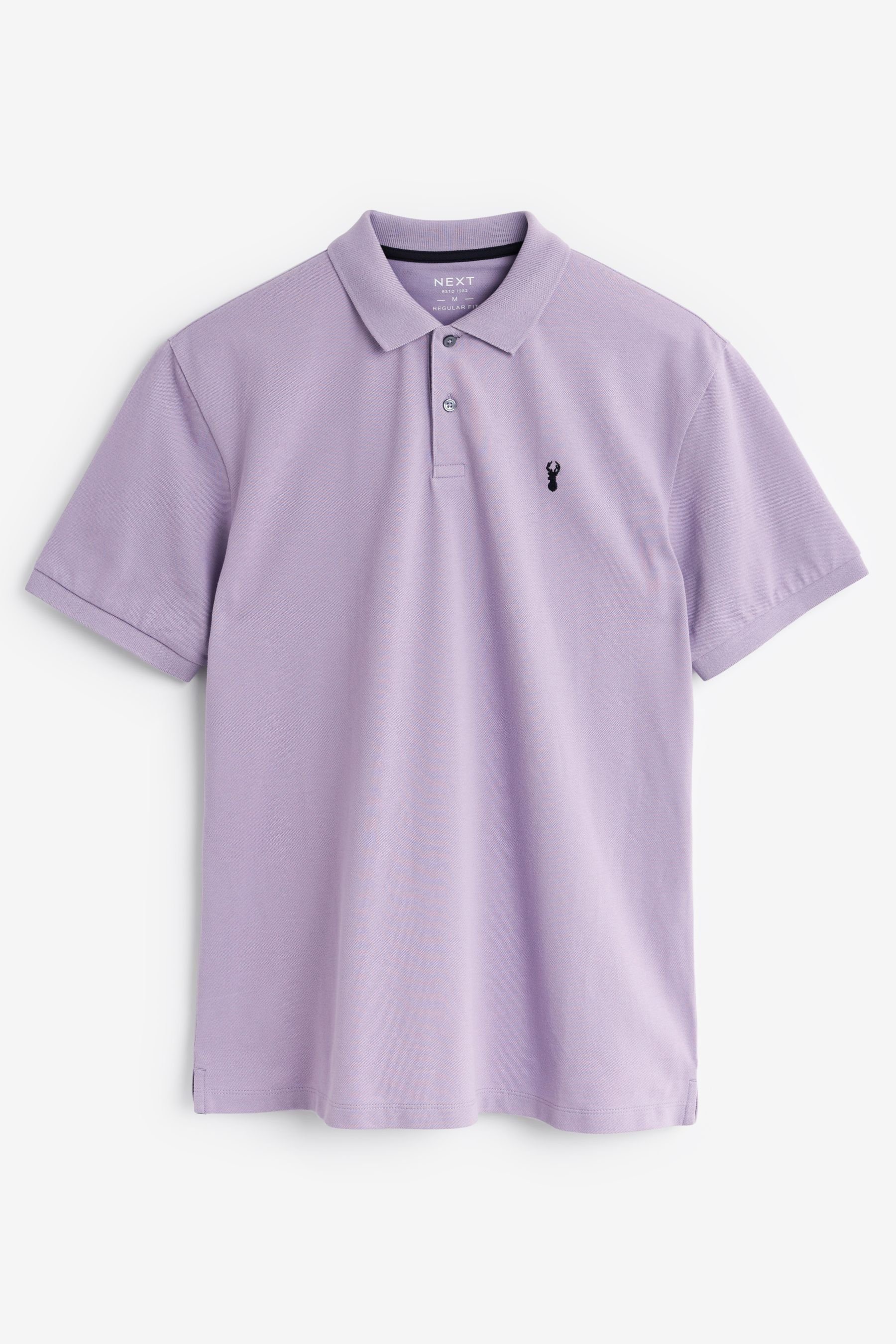 Next Poloshirt Piqué-Poloshirt (1-tlg) Lilac Purple