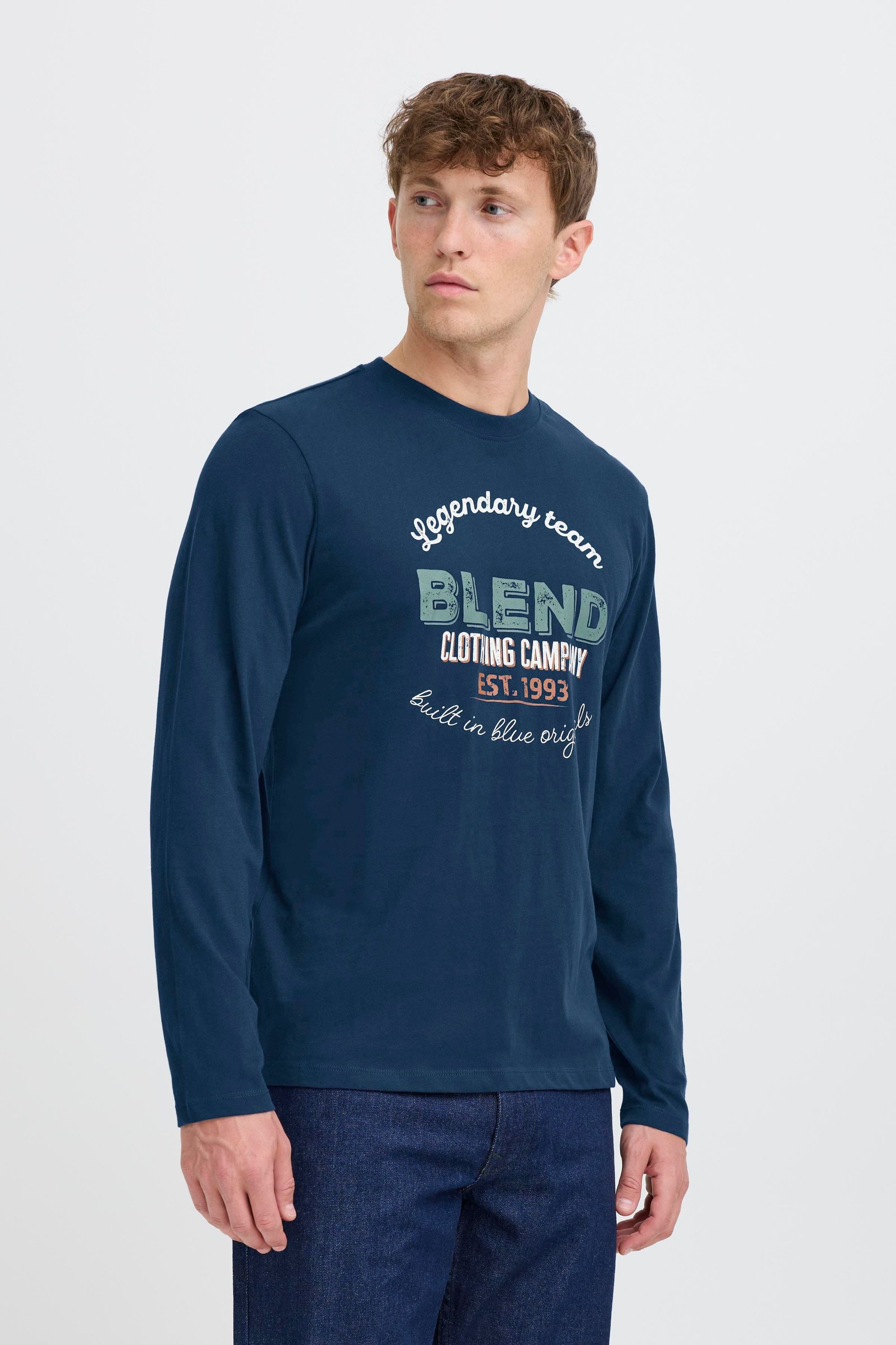 Blend Langarmshirt BHBenap 2 PACK Stilvolles Longsleeve mit print günstig online kaufen