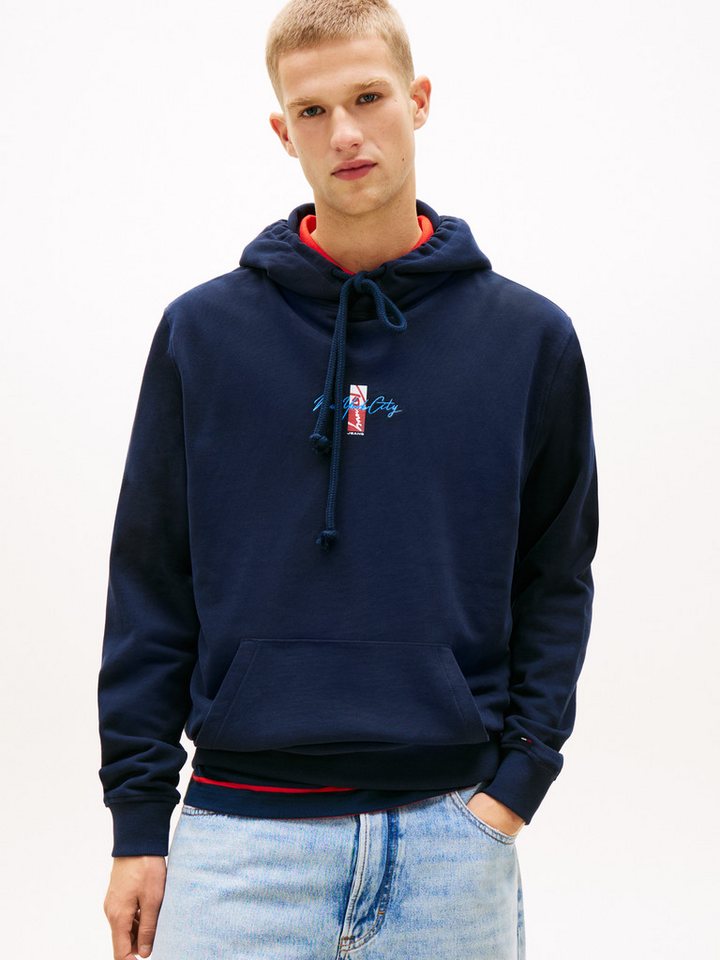 Tommy Jeans Kapuzensweatshirt TJM REGULAR SIGN BACKPRINT Regular fit mit Markenprint
