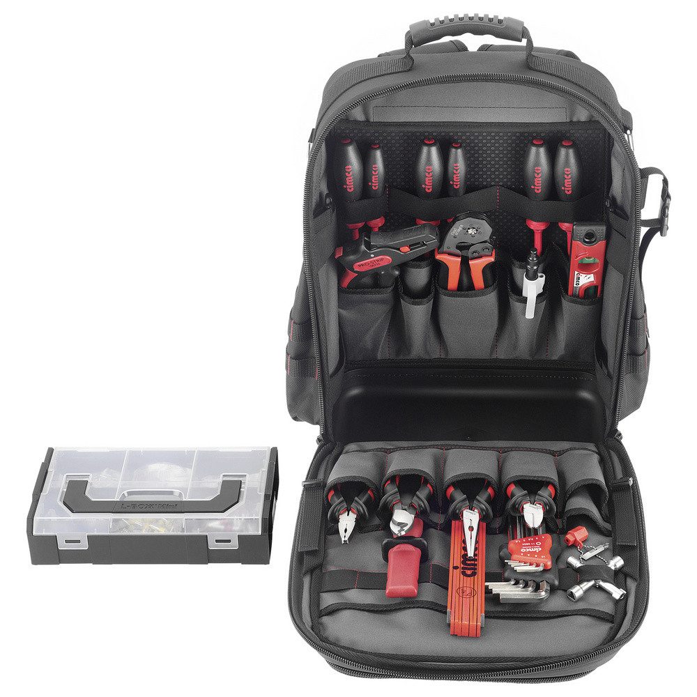 Cimco Werkzeugkoffer Cimco Werkzeug-Rucksack Ergo-XL30 electr. 170426 Werkzeugrucksack bes
