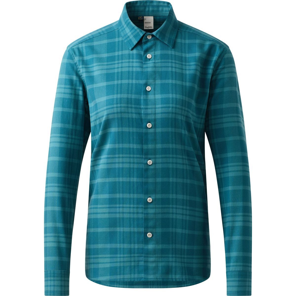 Haglöfs Outdoorbluse Virke Flannel Shirt Women Weiches, atmungsaktives Flanellhemd aus Bio-Baumwolle für Damen
