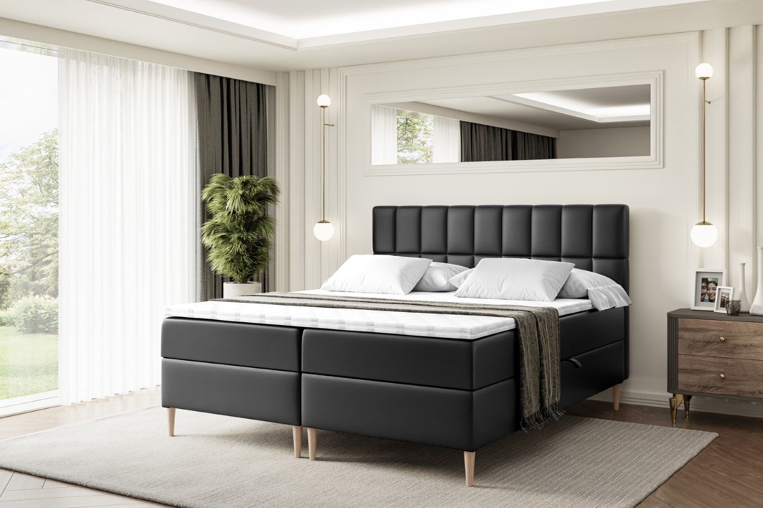 ALTDECOR Boxbett MIAMI-F (Multipocket-Matratze H4, H3 günstig online kaufen